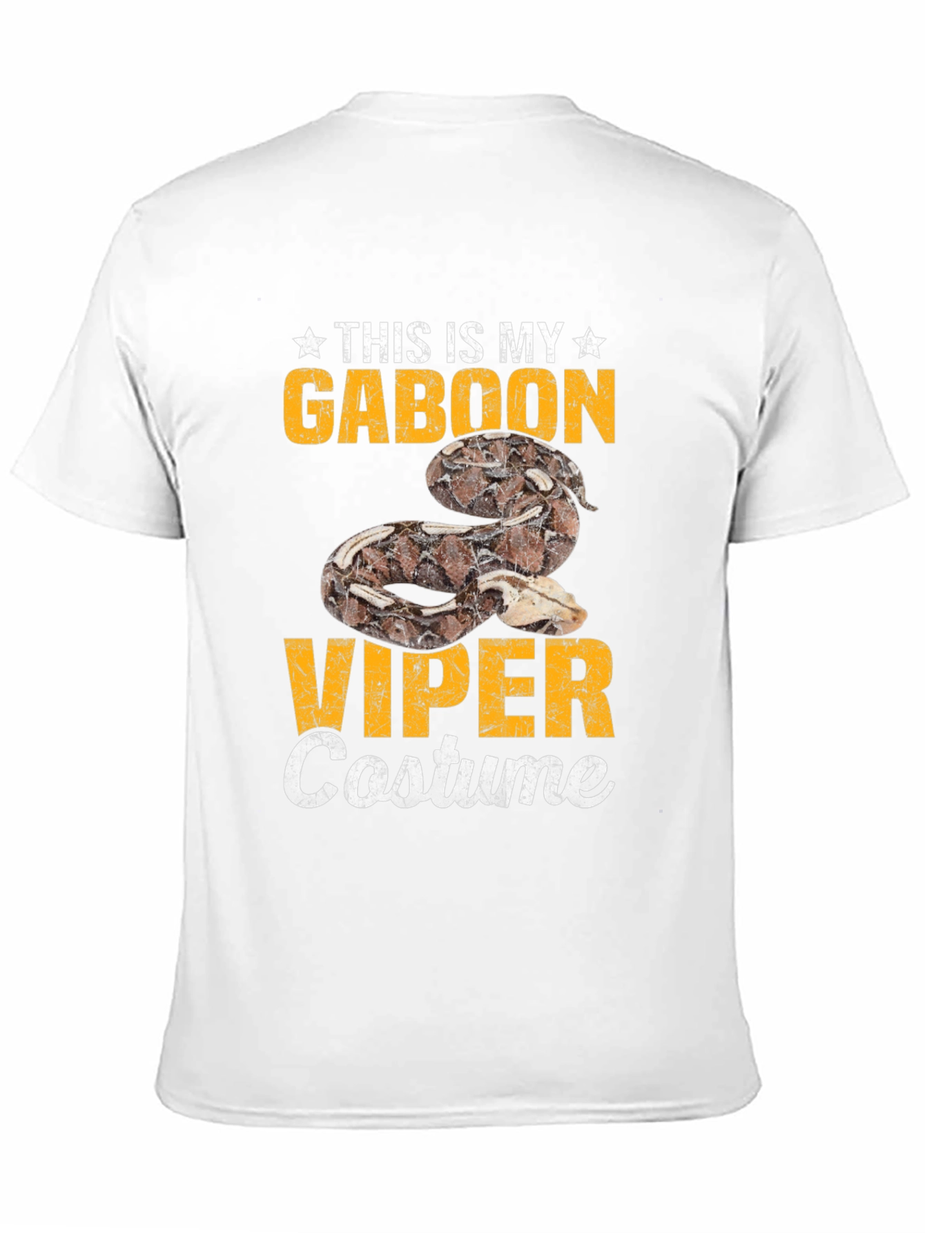 Gaboon Viper Costume T-Shirt - Funny Snake Halloween Tee