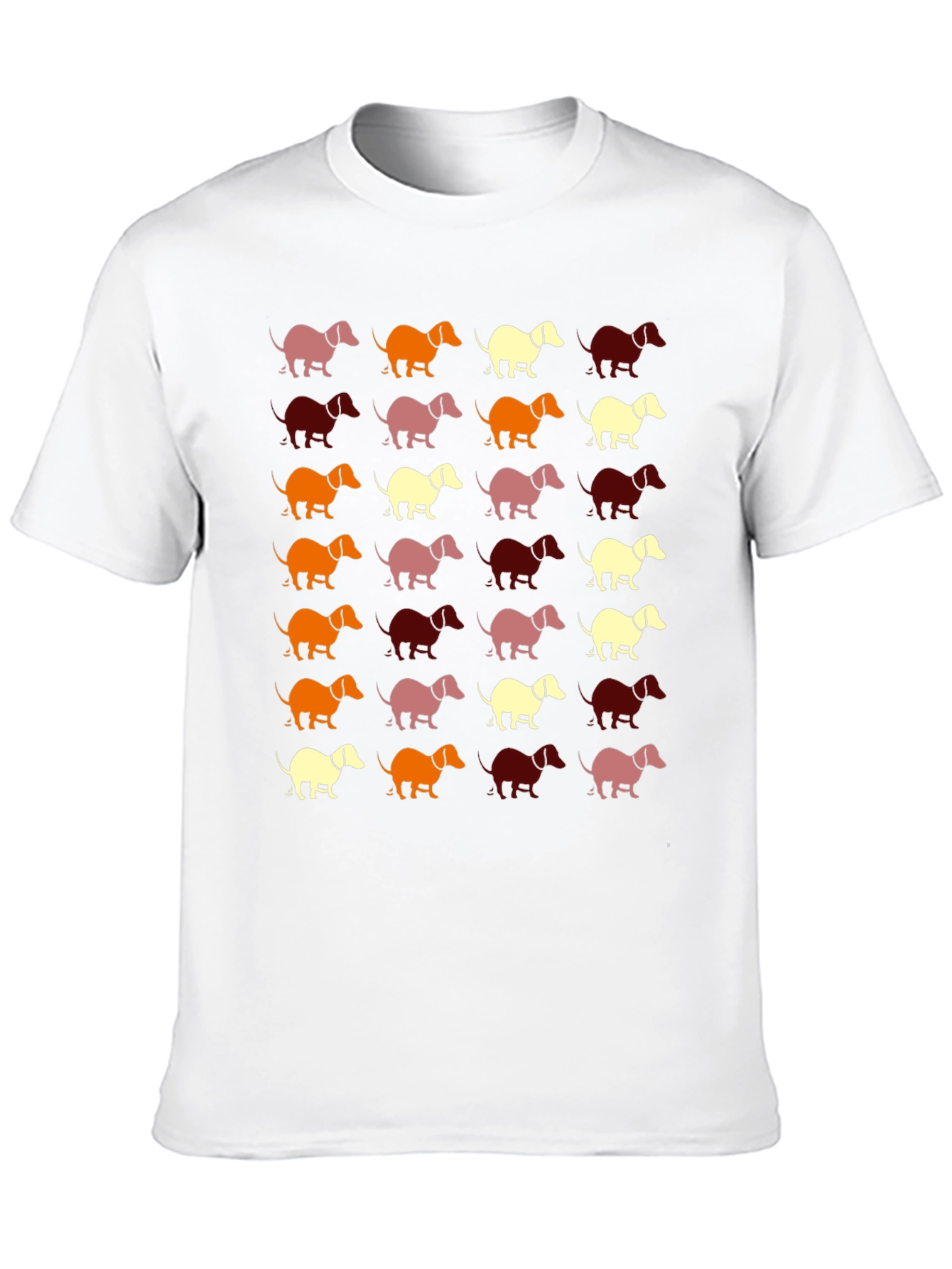 Dachshund Pattern T-Shirt - Unisex Graphic Tee