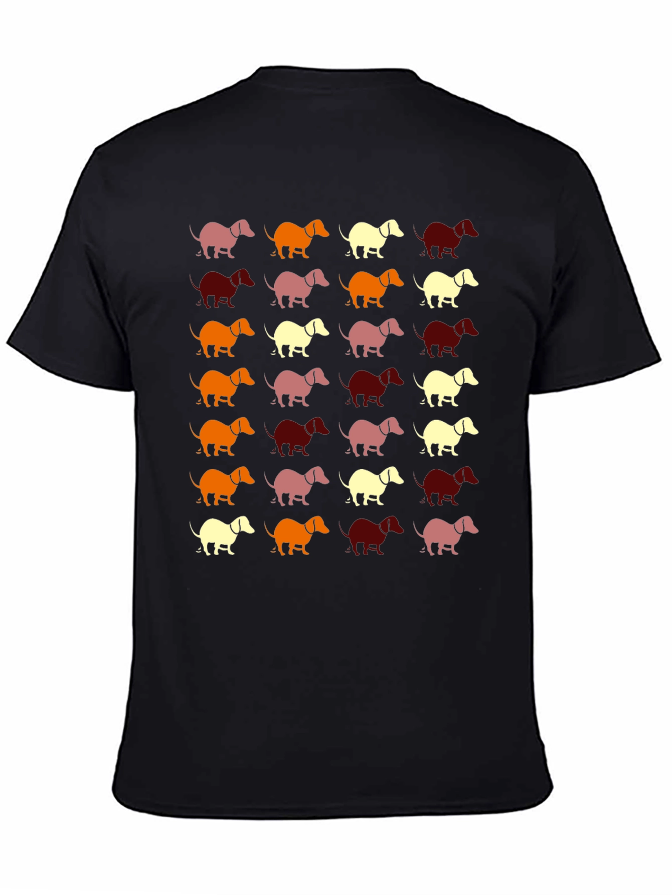 Dachshund Pattern T-Shirt - Unisex Graphic Tee