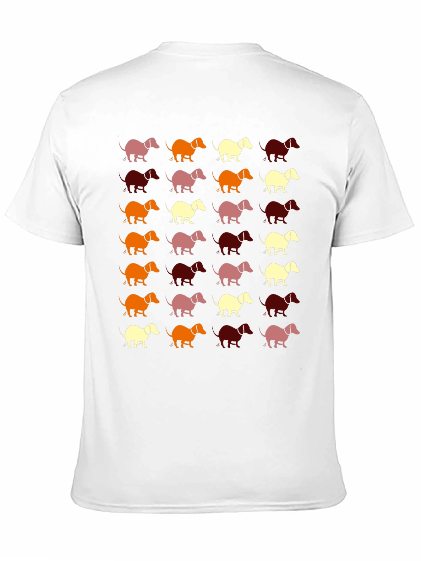 Dachshund Pattern T-Shirt - Unisex Graphic Tee