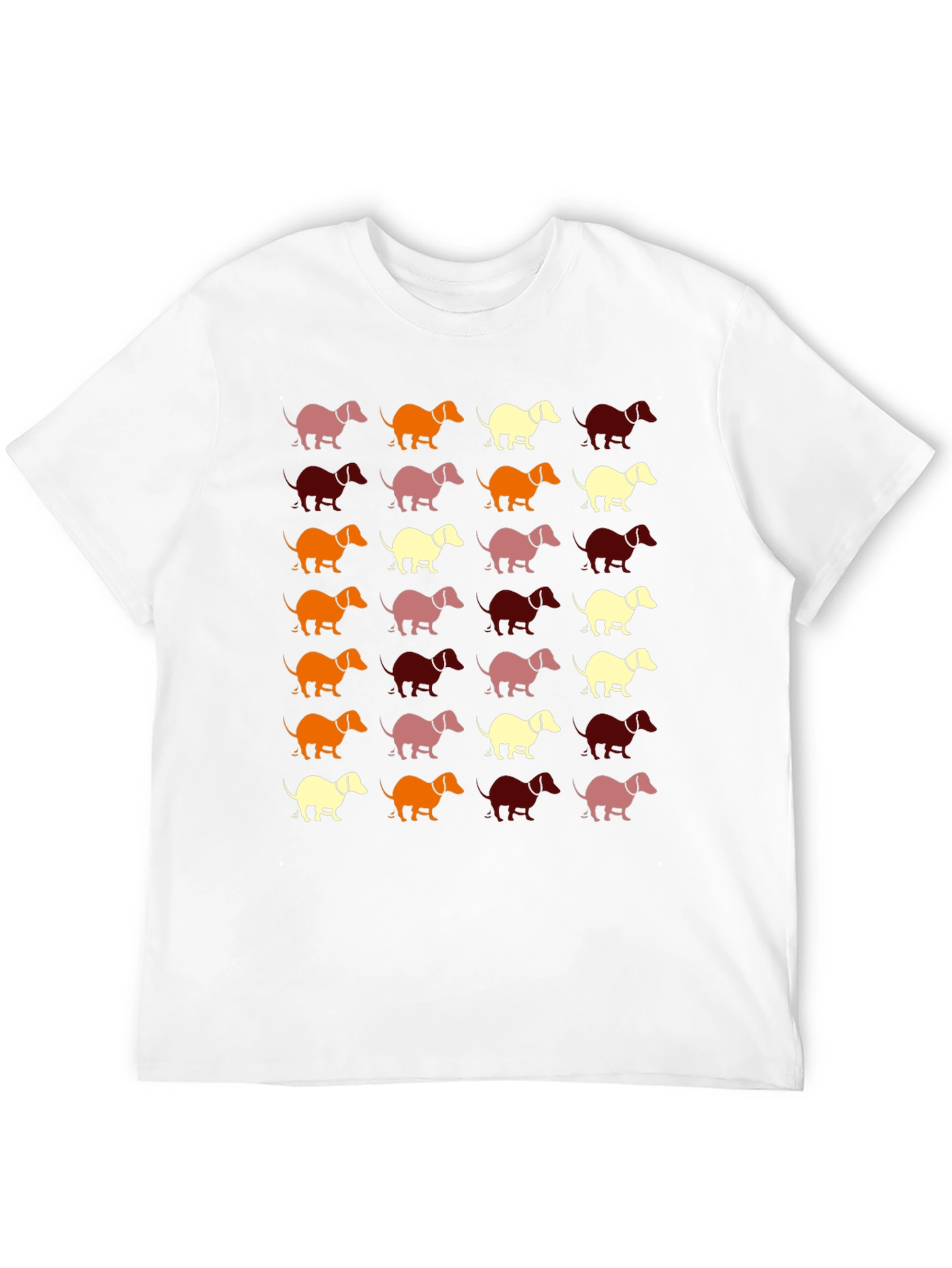 Dachshund Pattern T-Shirt - Unisex Graphic Tee
