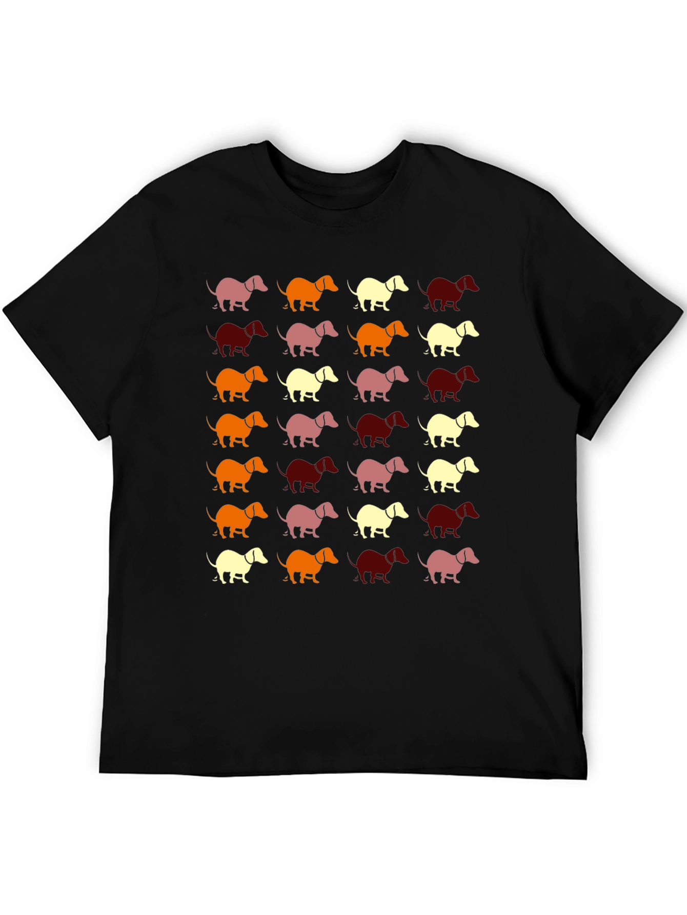 Dachshund Pattern T-Shirt - Unisex Graphic Tee