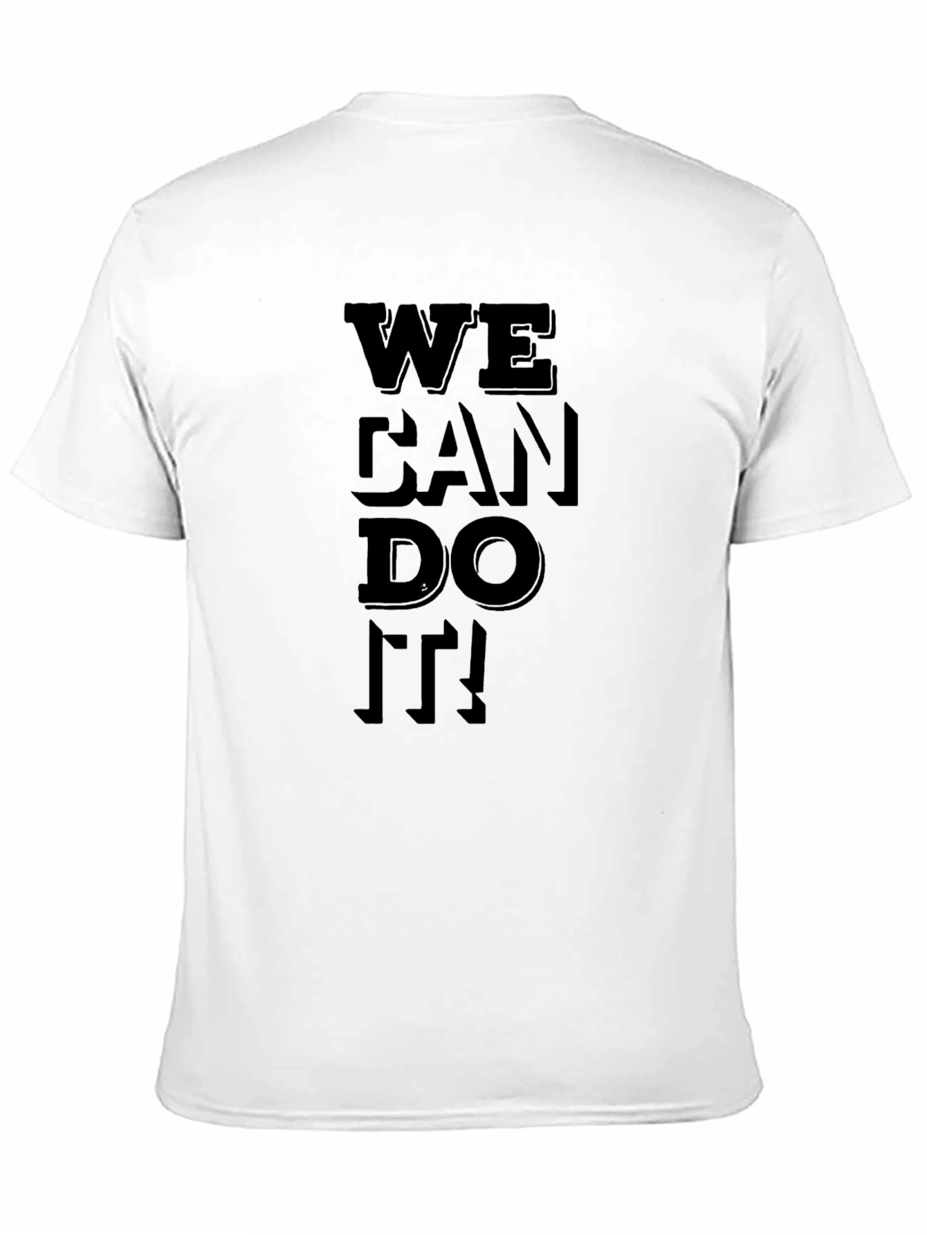 We Can Do It! Black Graphic Tee