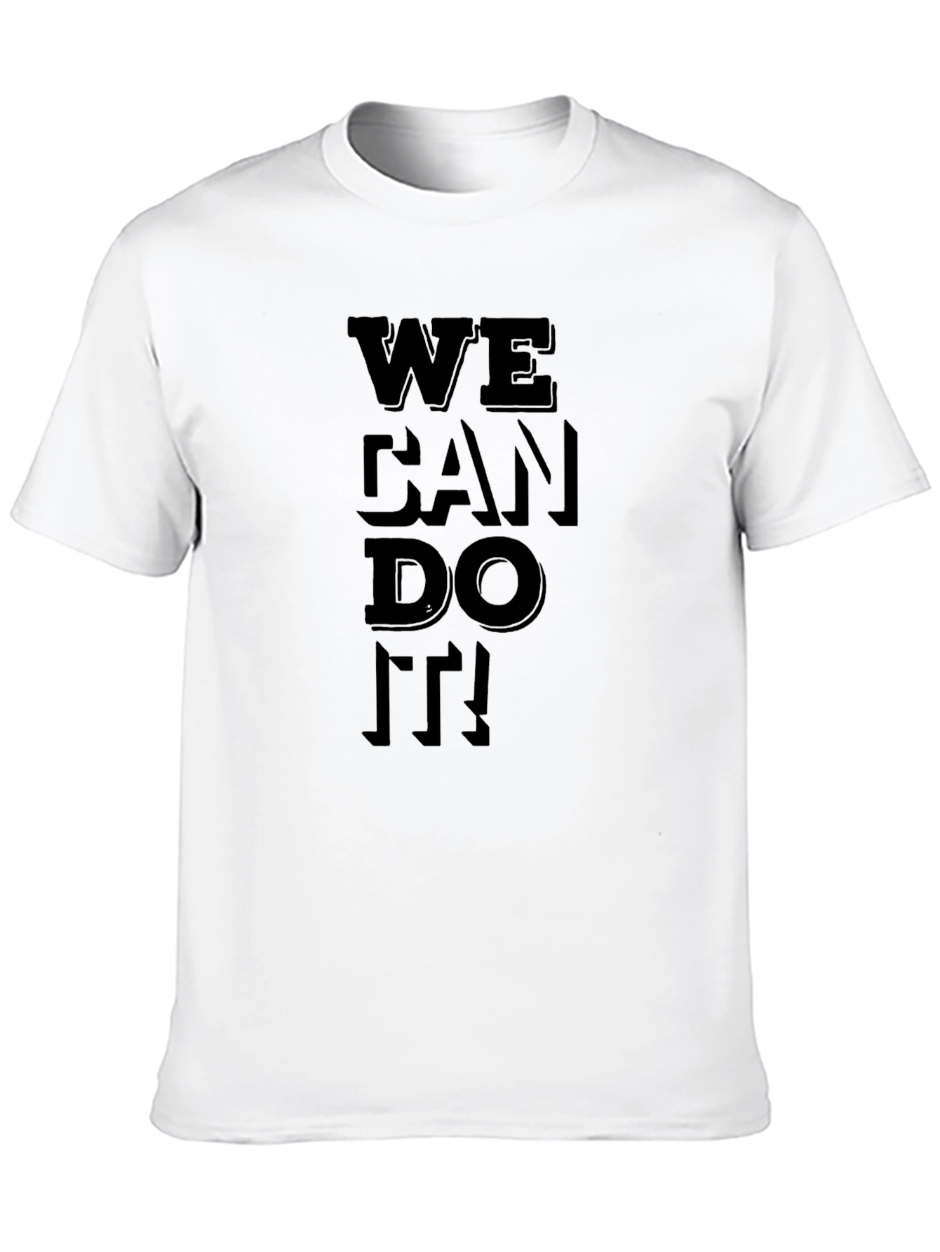 We Can Do It! Black Graphic Tee