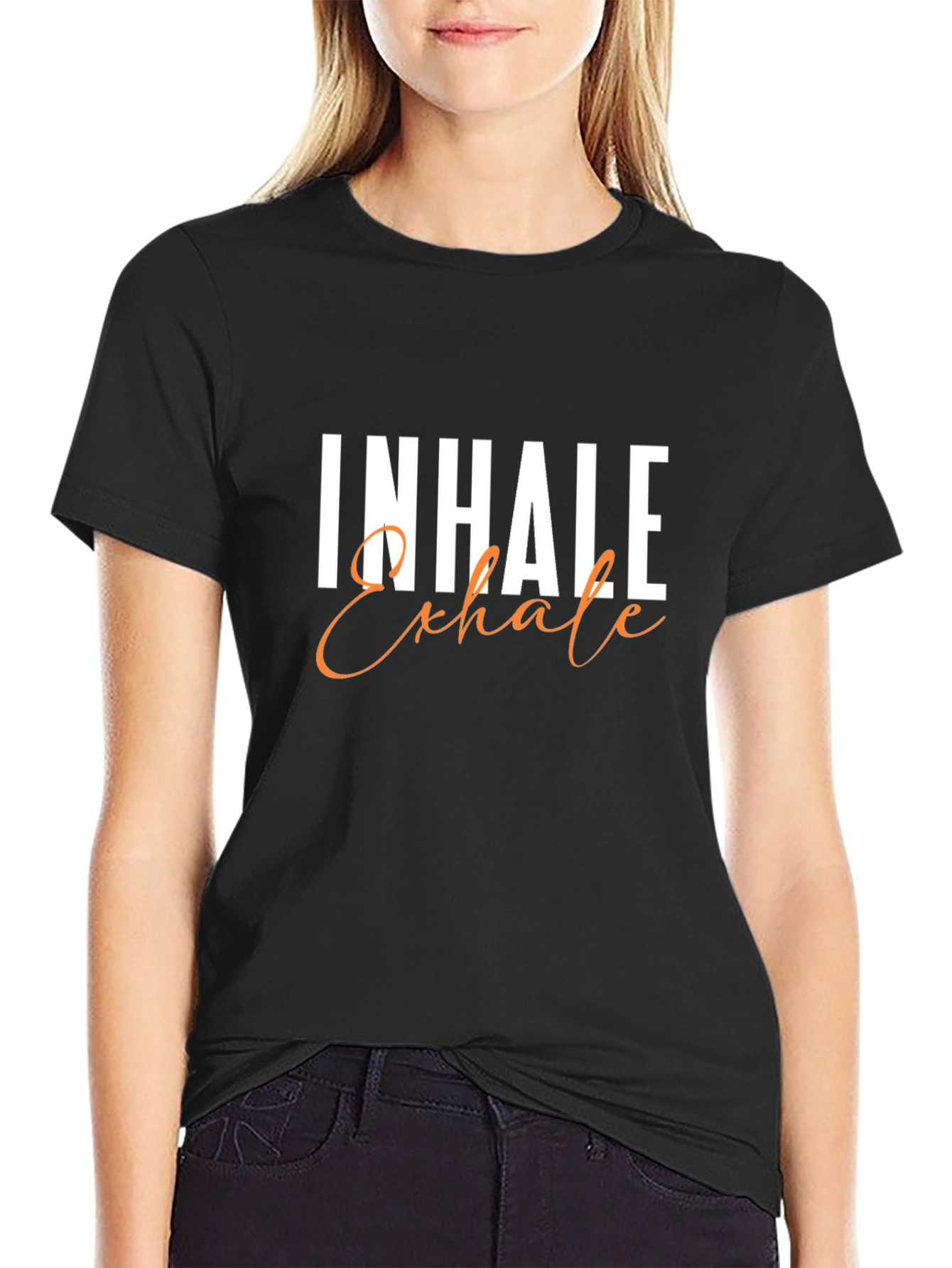 Inhale Exhale Graphic Tee - Yoga & Meditation Shirt