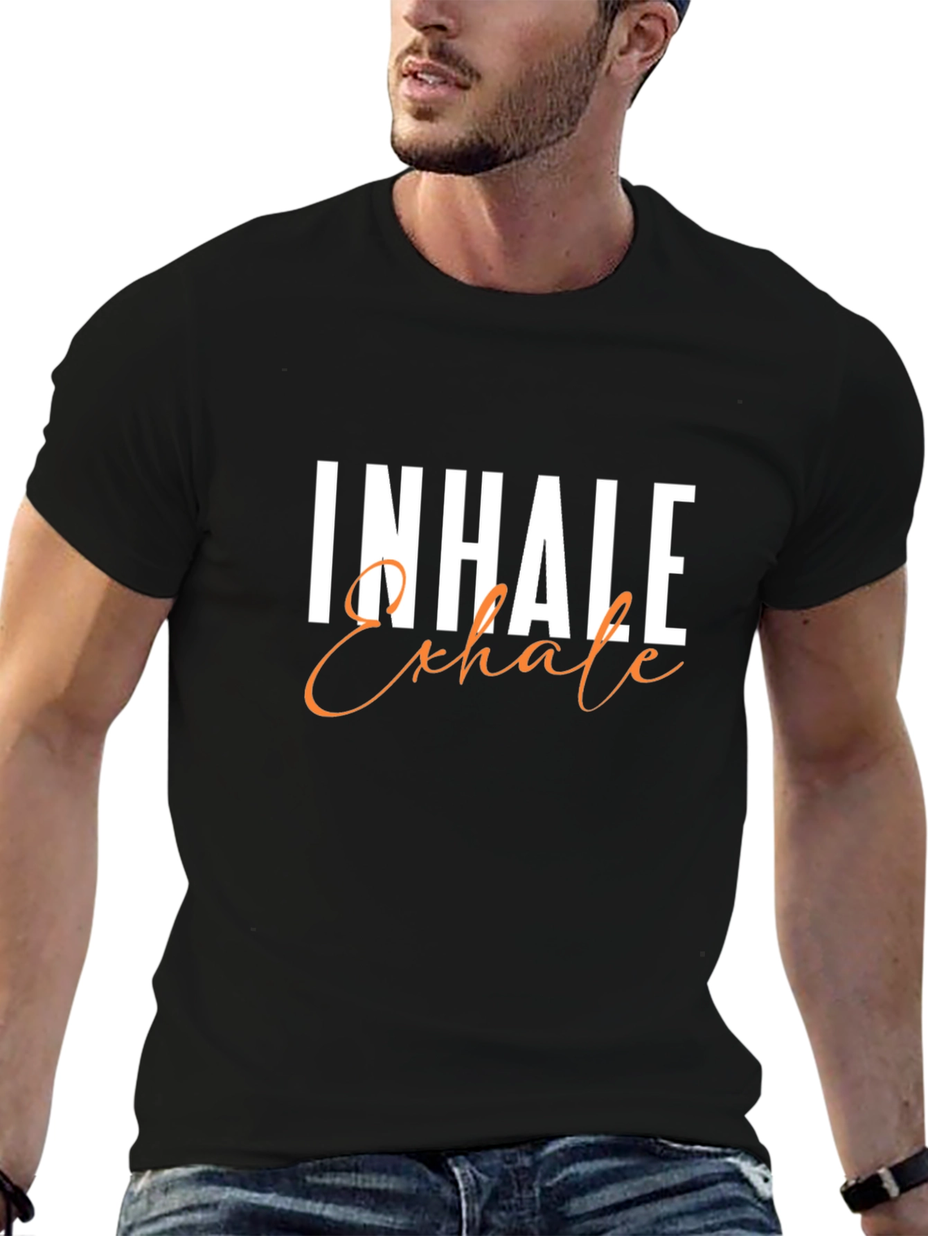 Inhale Exhale Graphic Tee - Yoga & Meditation Shirt