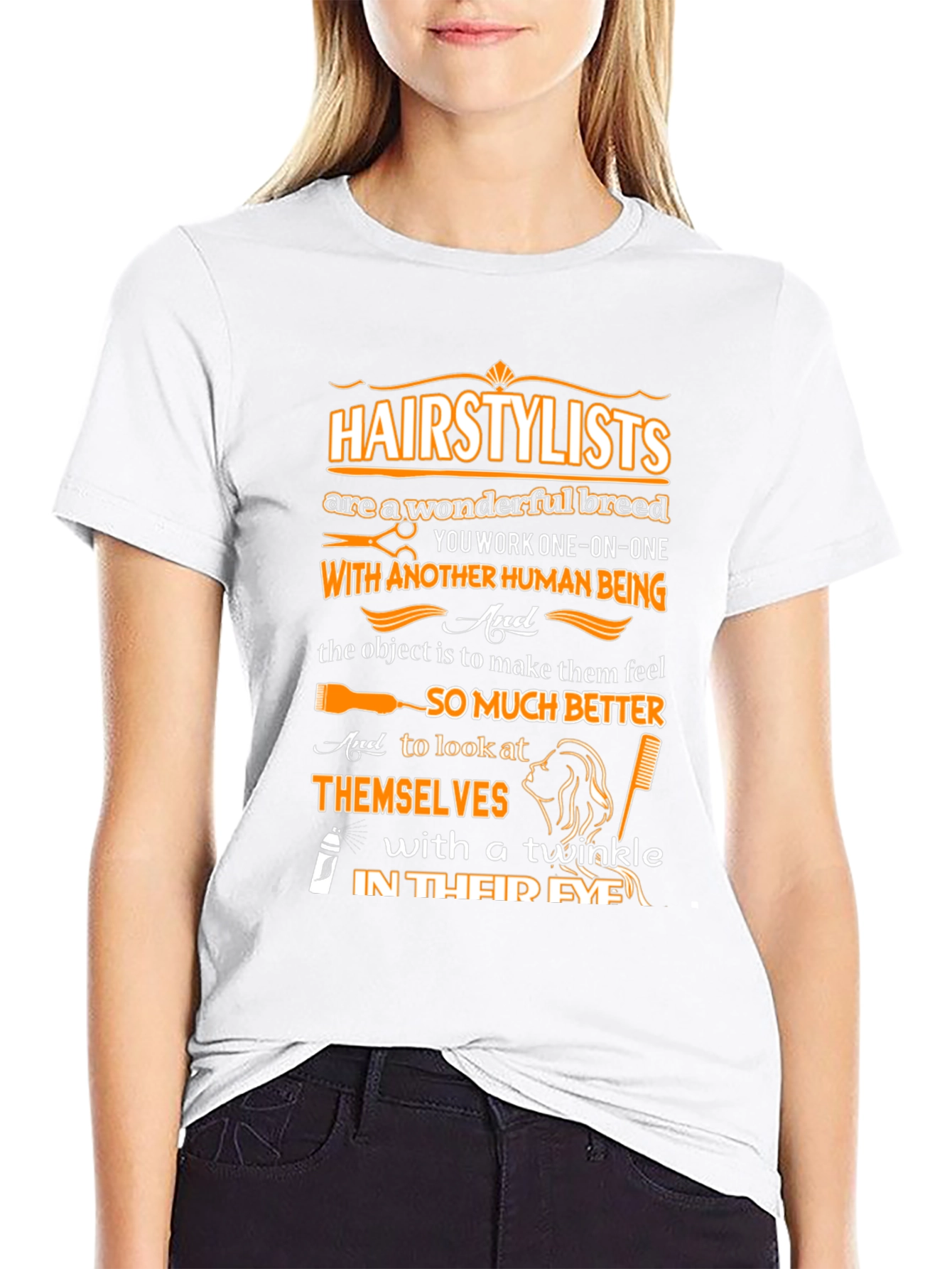 Hairstylist Wonderful Breed Graphic Tee