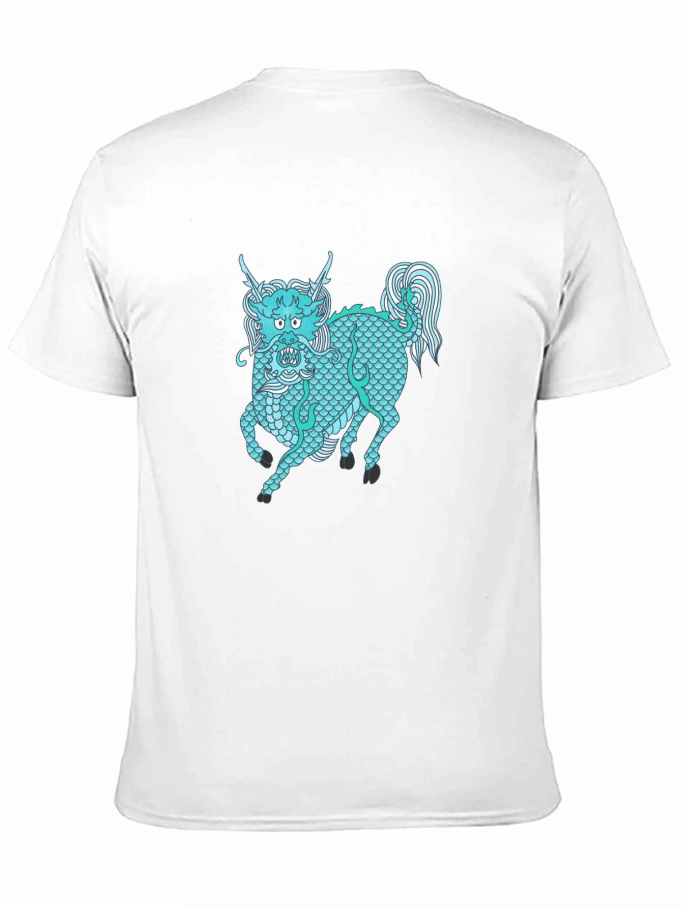 Dragon Horse Graphic Tee - Unisex Black T-Shirt