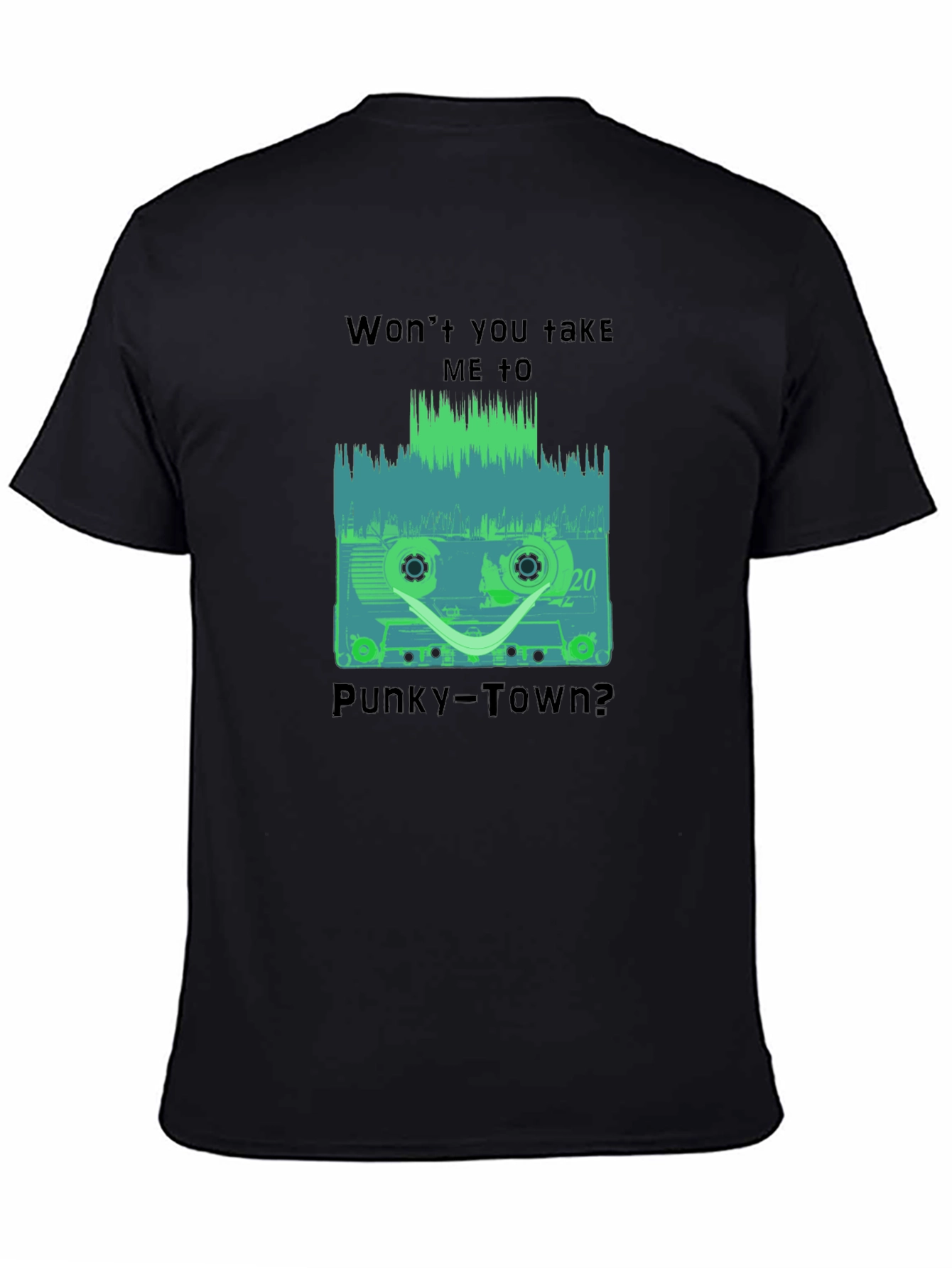 Retro Cassette Tape Graphic T-Shirt - Punky Town Tee