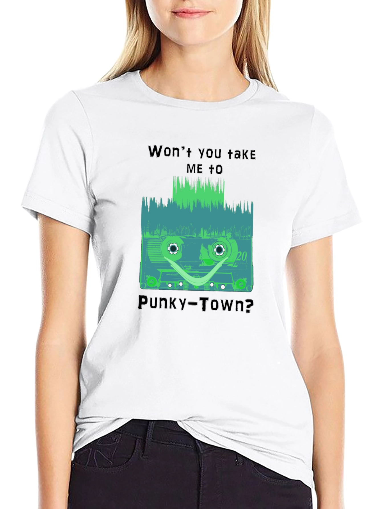 Retro Cassette Tape Graphic T-Shirt - Punky Town Tee