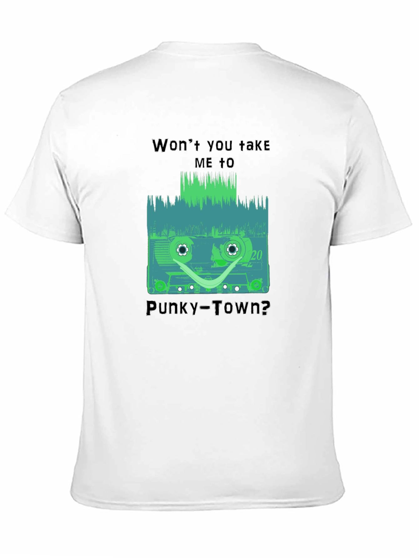Retro Cassette Tape Graphic T-Shirt - Punky Town Tee