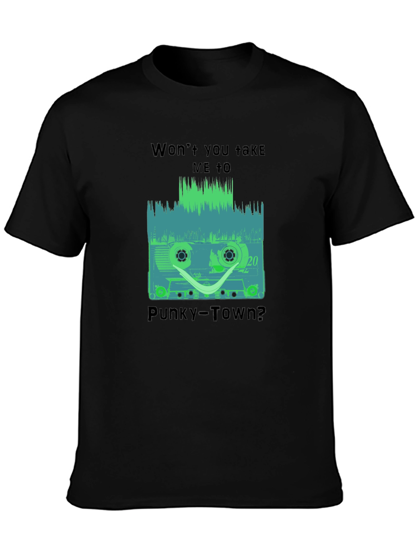 Retro Cassette Tape Graphic T-Shirt - Punky Town Tee