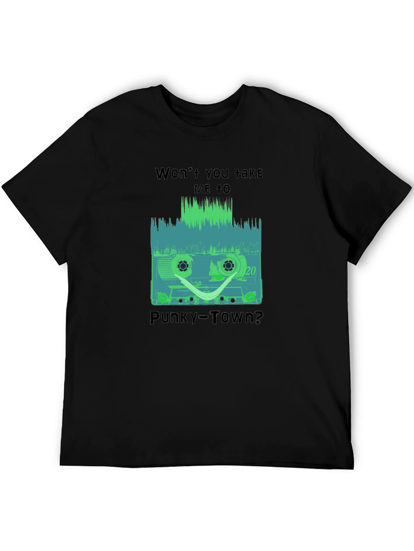Retro Cassette Tape Graphic T-Shirt - Punky Town Tee