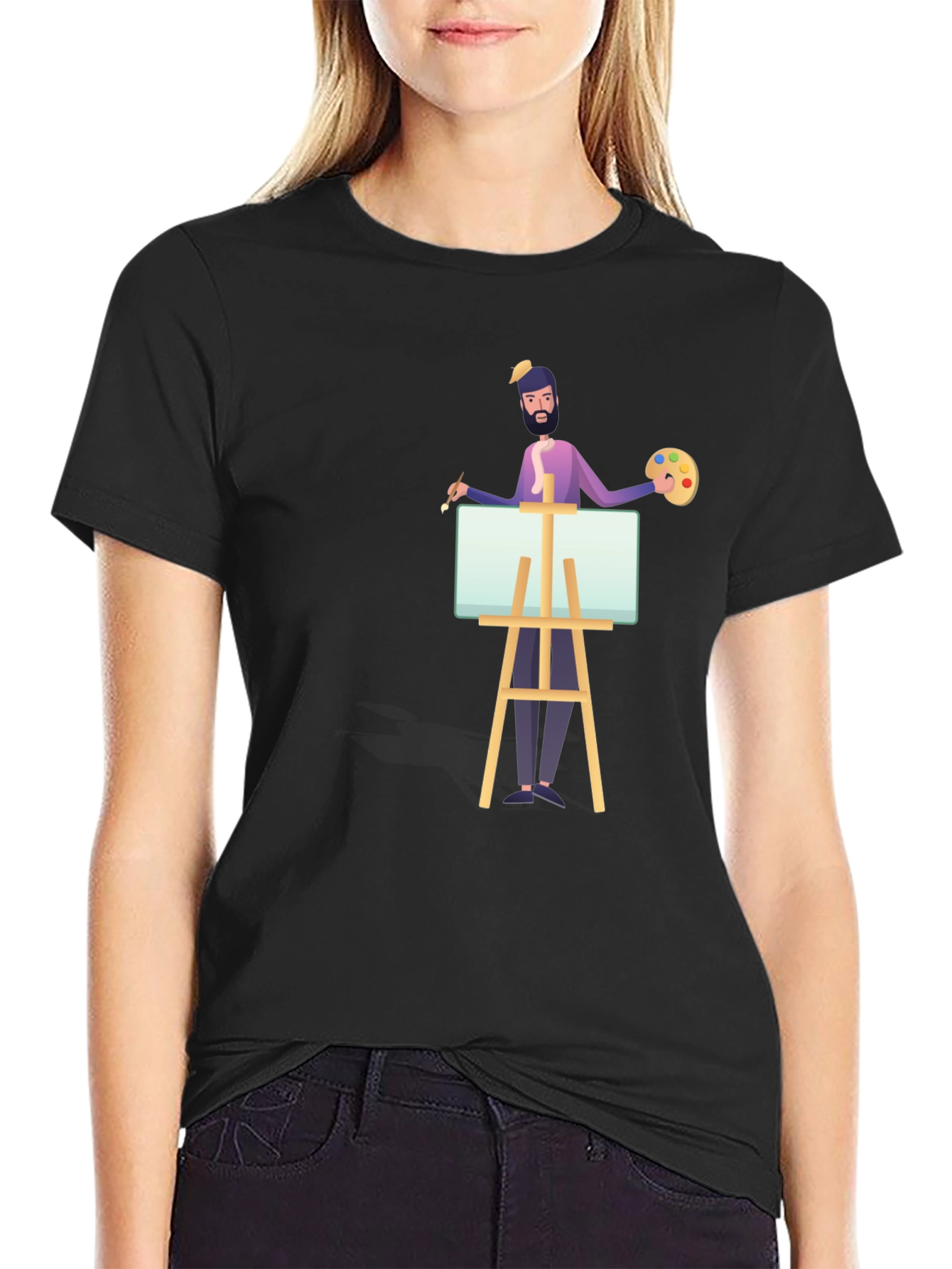 Painter Graphic T-Shirt - Artsy and Unique Tee