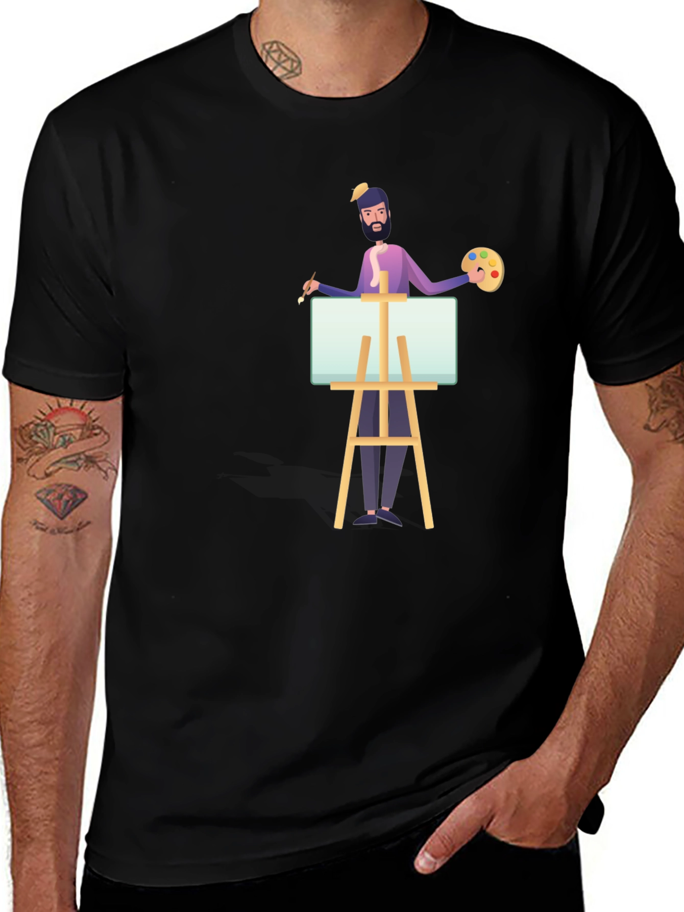 Painter Graphic T-Shirt - Artsy and Unique Tee