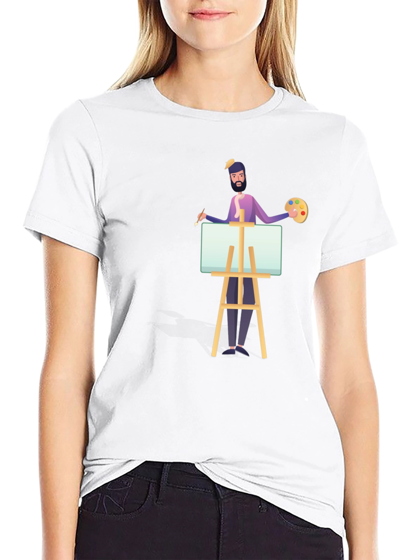 Painter Graphic T-Shirt - Artsy and Unique Tee
