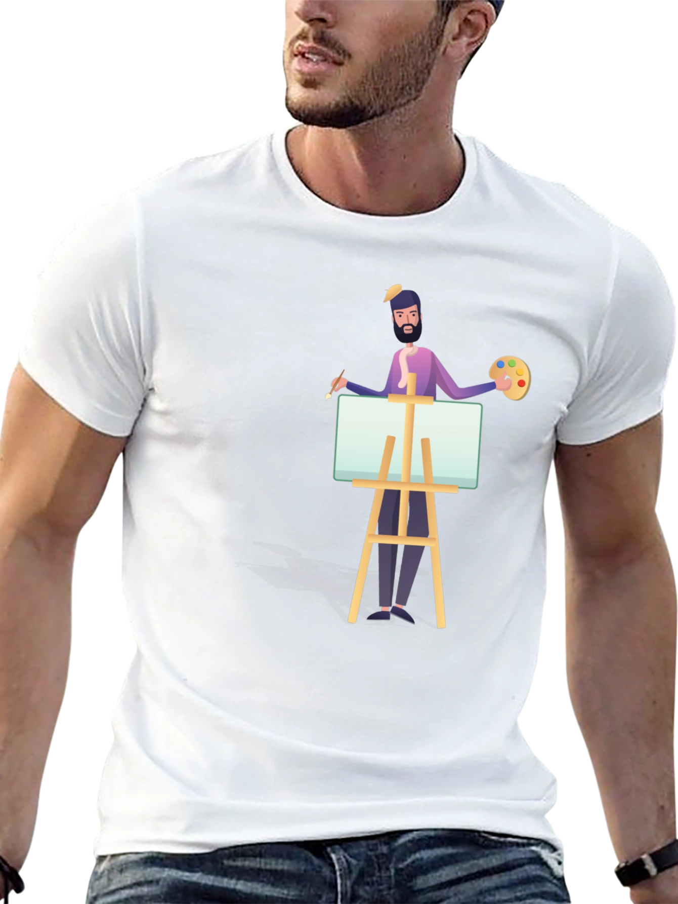 Painter Graphic T-Shirt - Artsy and Unique Tee