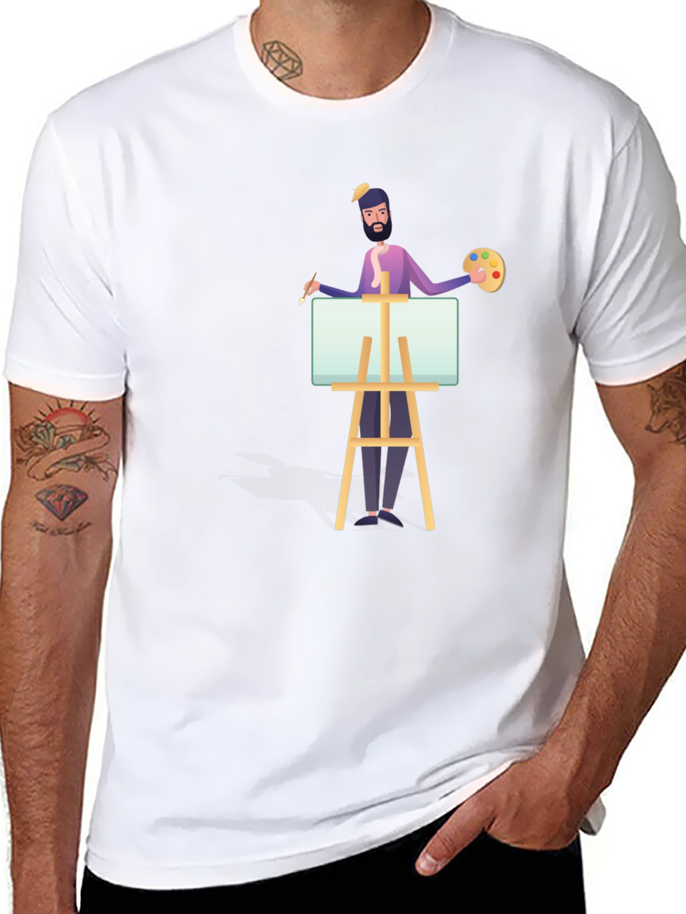 Painter Graphic T-Shirt - Artsy and Unique Tee
