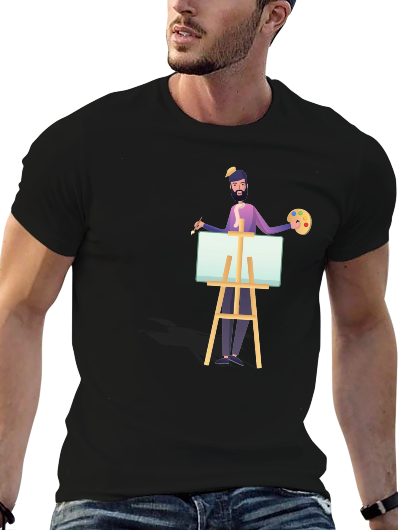 Painter Graphic T-Shirt - Artsy and Unique Tee