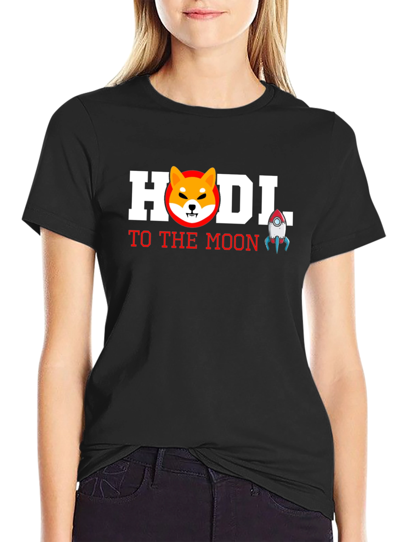 HODL to the Moon Shiba Inu T-Shirt