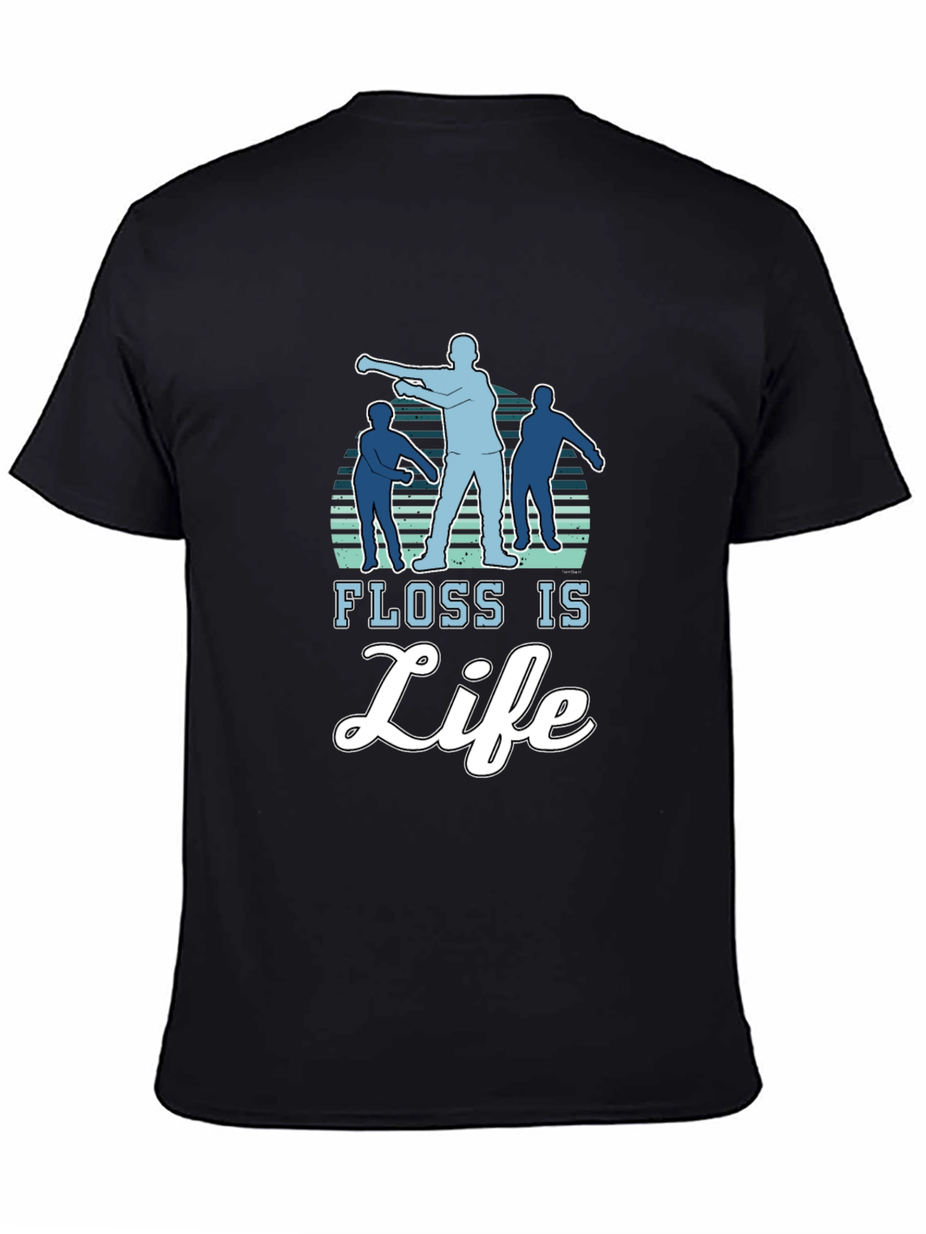 Floss Is Life T-Shirt - Dance Silhouette Graphic Tee