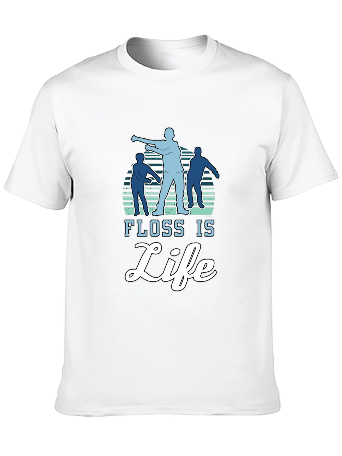 Floss Is Life T-Shirt - Dance Silhouette Graphic Tee