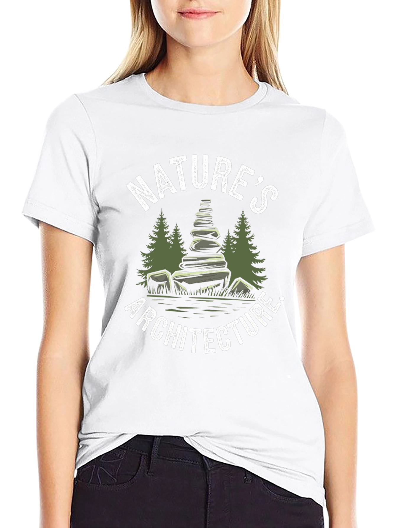 Natures Architecture Graphic Tee - Black