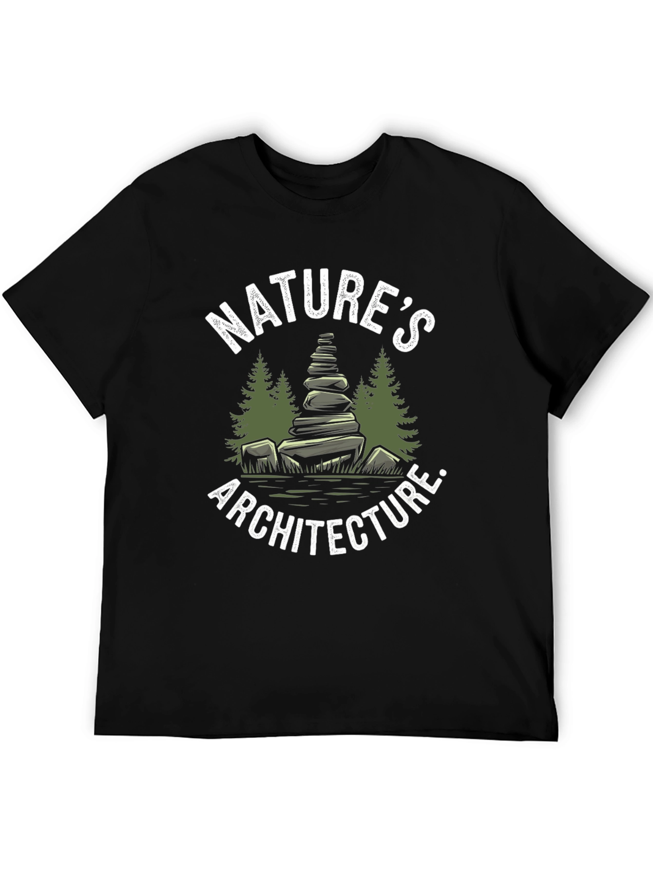 Natures Architecture Graphic Tee - Black