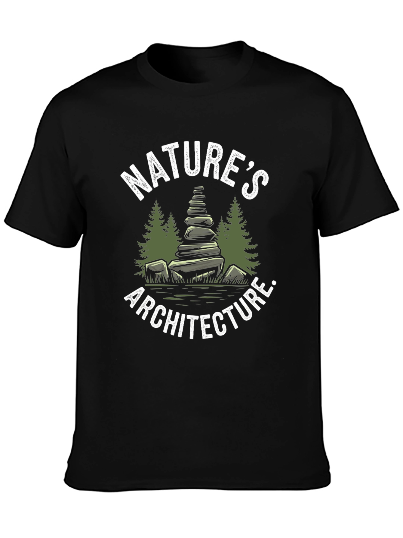 Natures Architecture Graphic Tee - Black