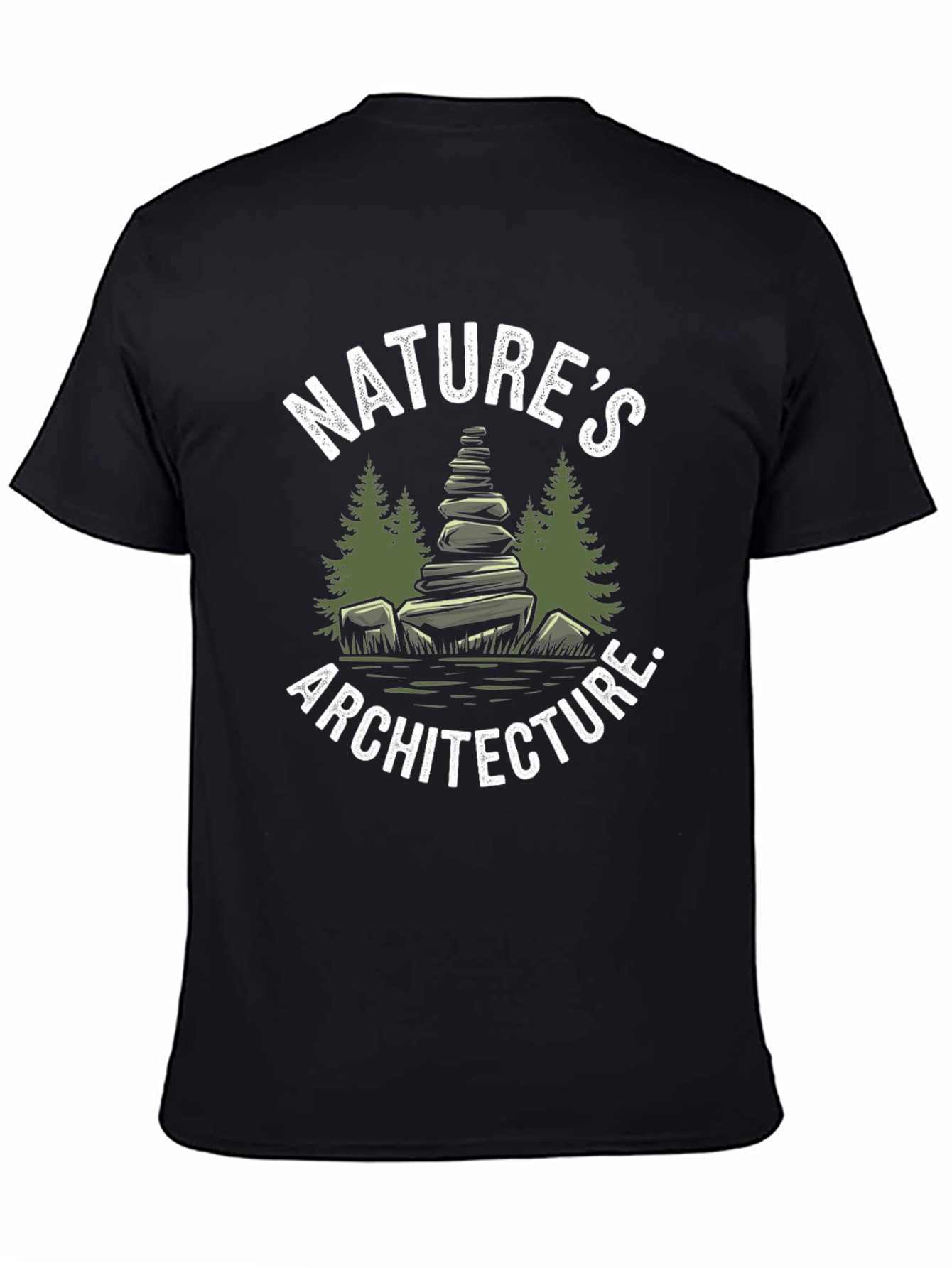 Natures Architecture Graphic Tee - Black