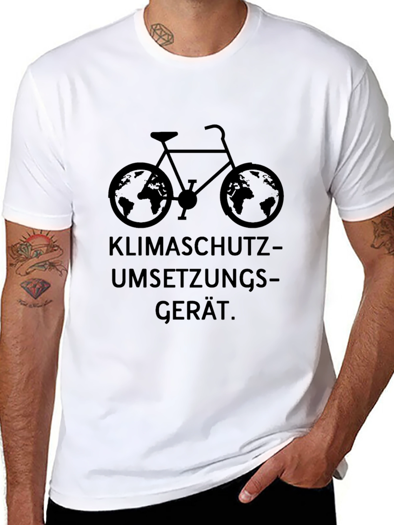 Eco Bicycle T-Shirt: Climate Protection Gear