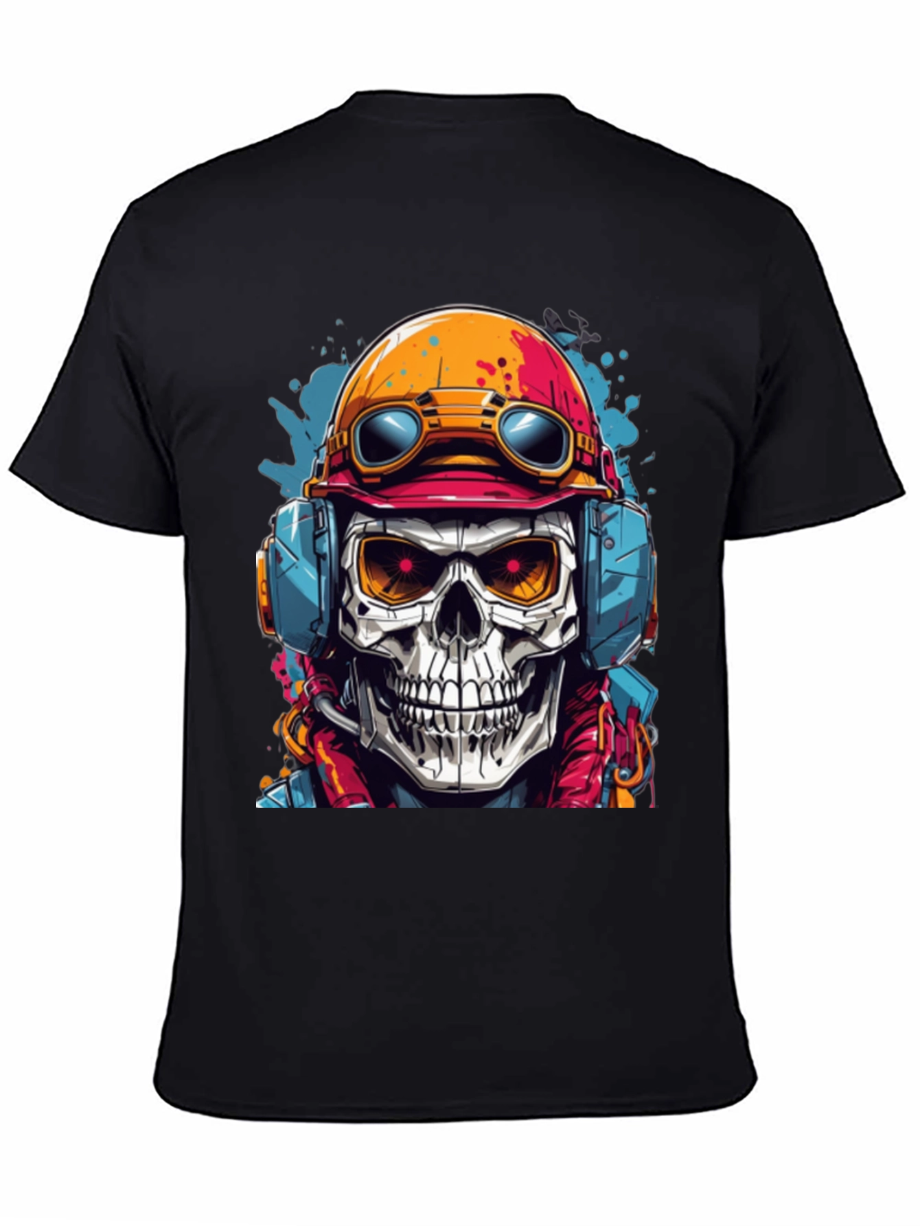 Skull Pilot Graphic Tee - Cool & Edgy Design