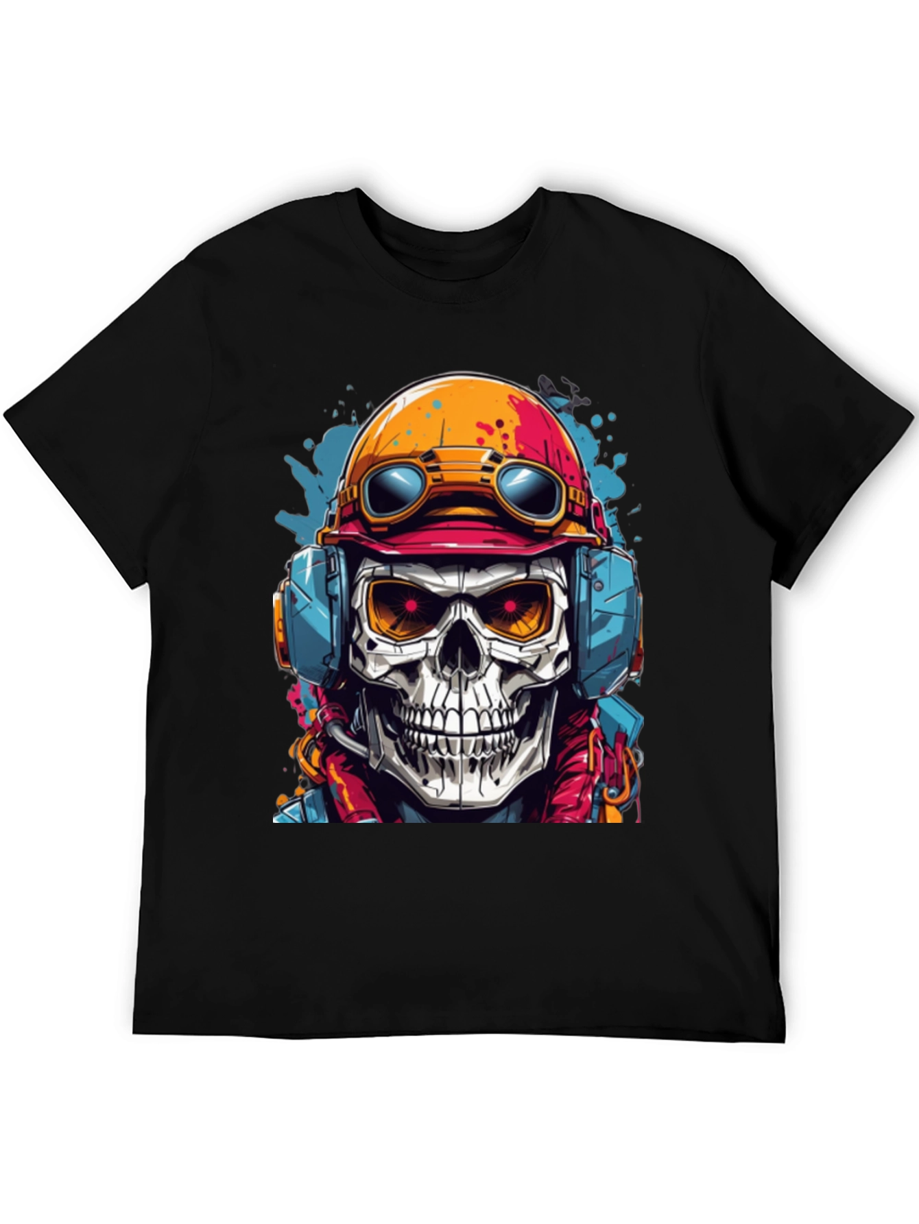 Skull Pilot Graphic Tee - Cool & Edgy Design