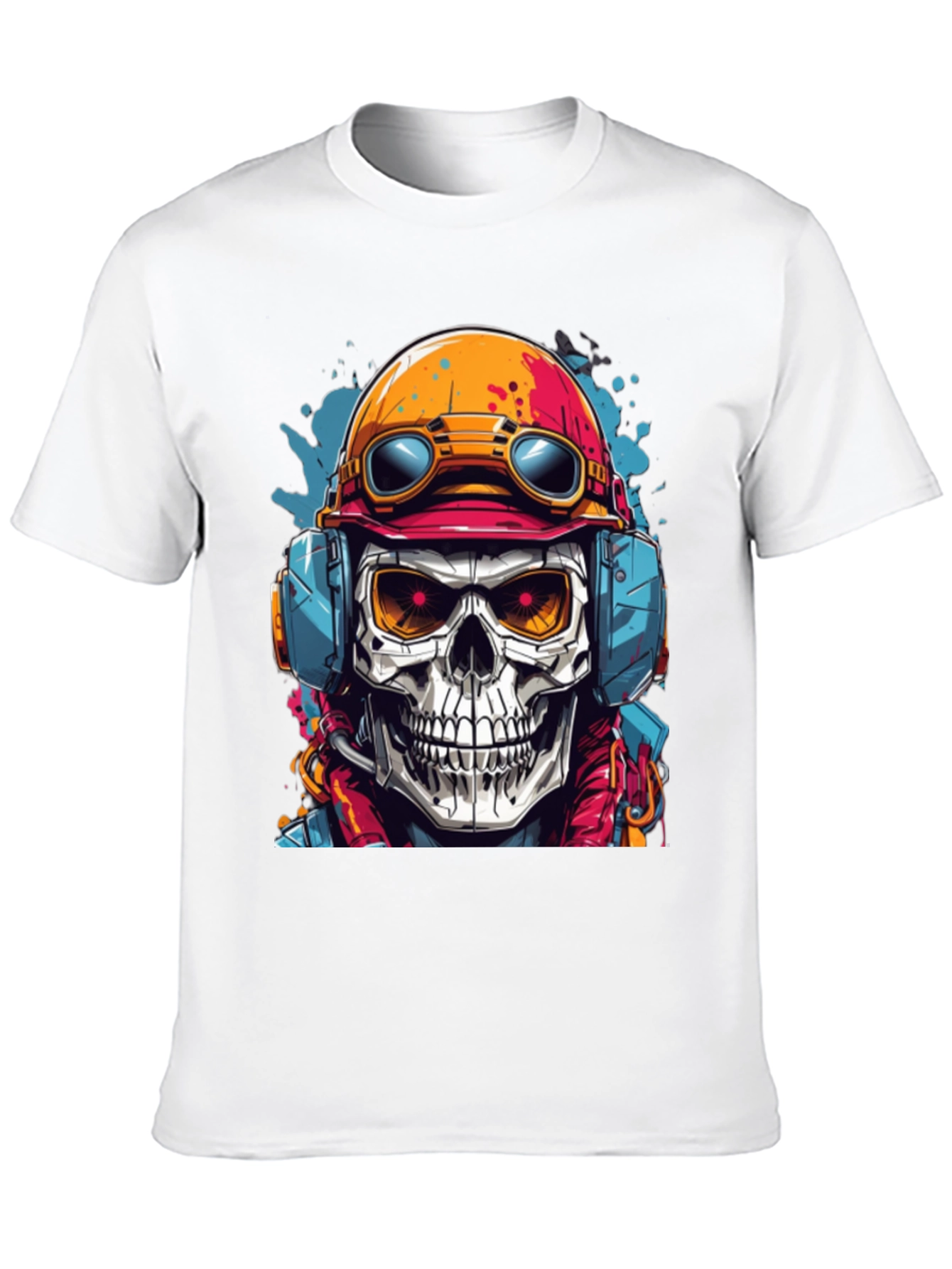 Skull Pilot Graphic Tee - Cool & Edgy Design