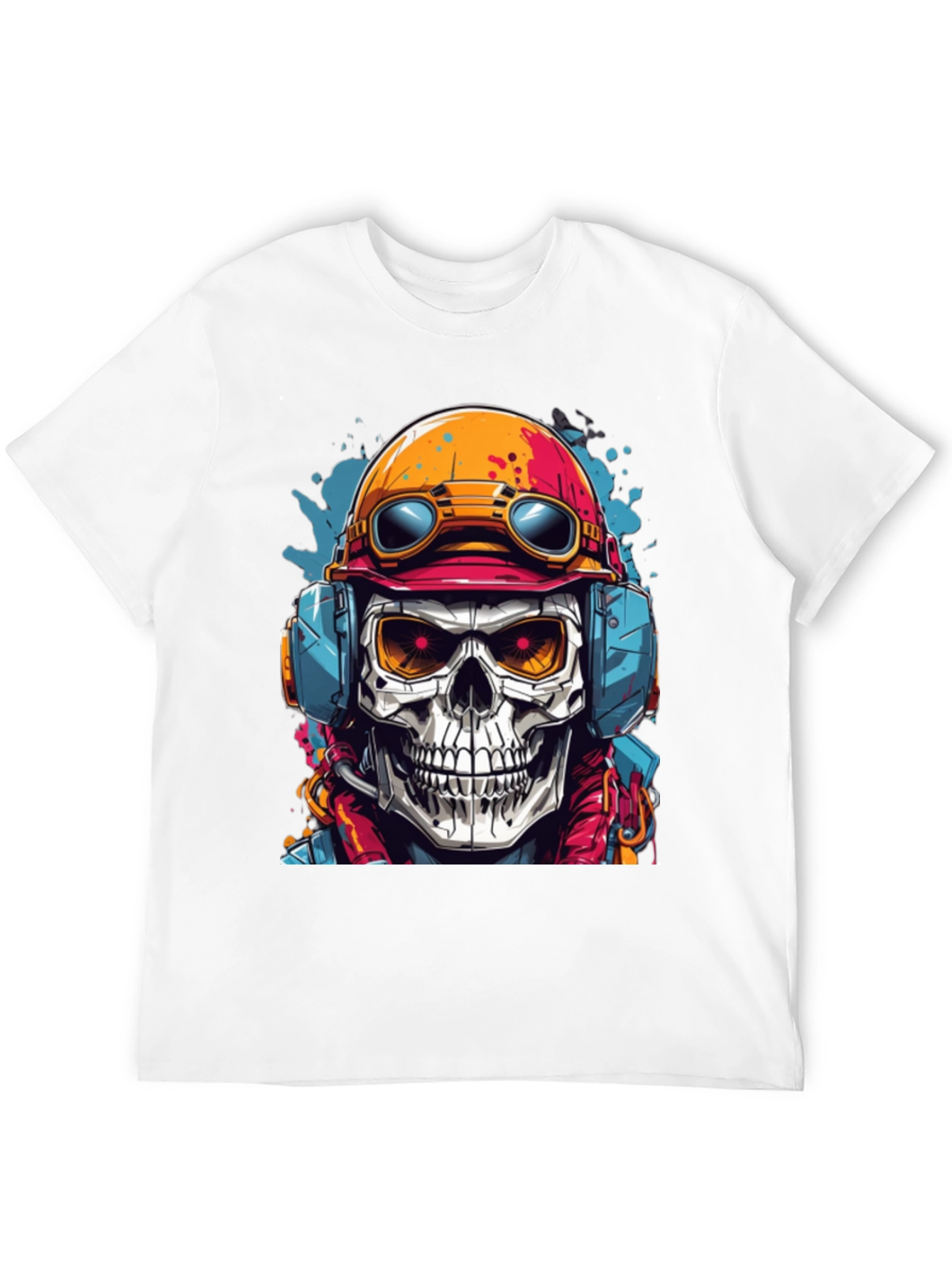 Skull Pilot Graphic Tee - Cool & Edgy Design