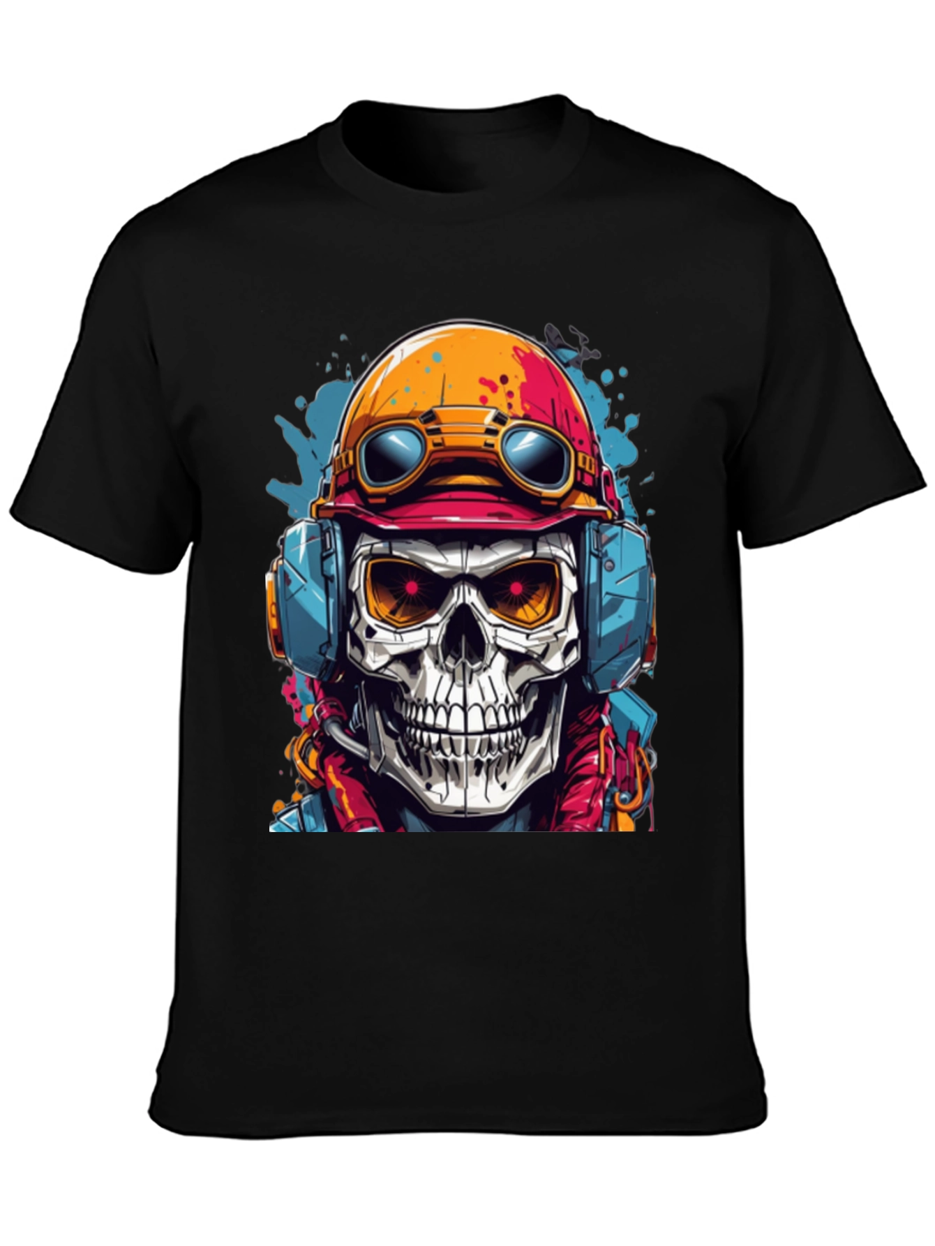 Skull Pilot Graphic Tee - Cool & Edgy Design