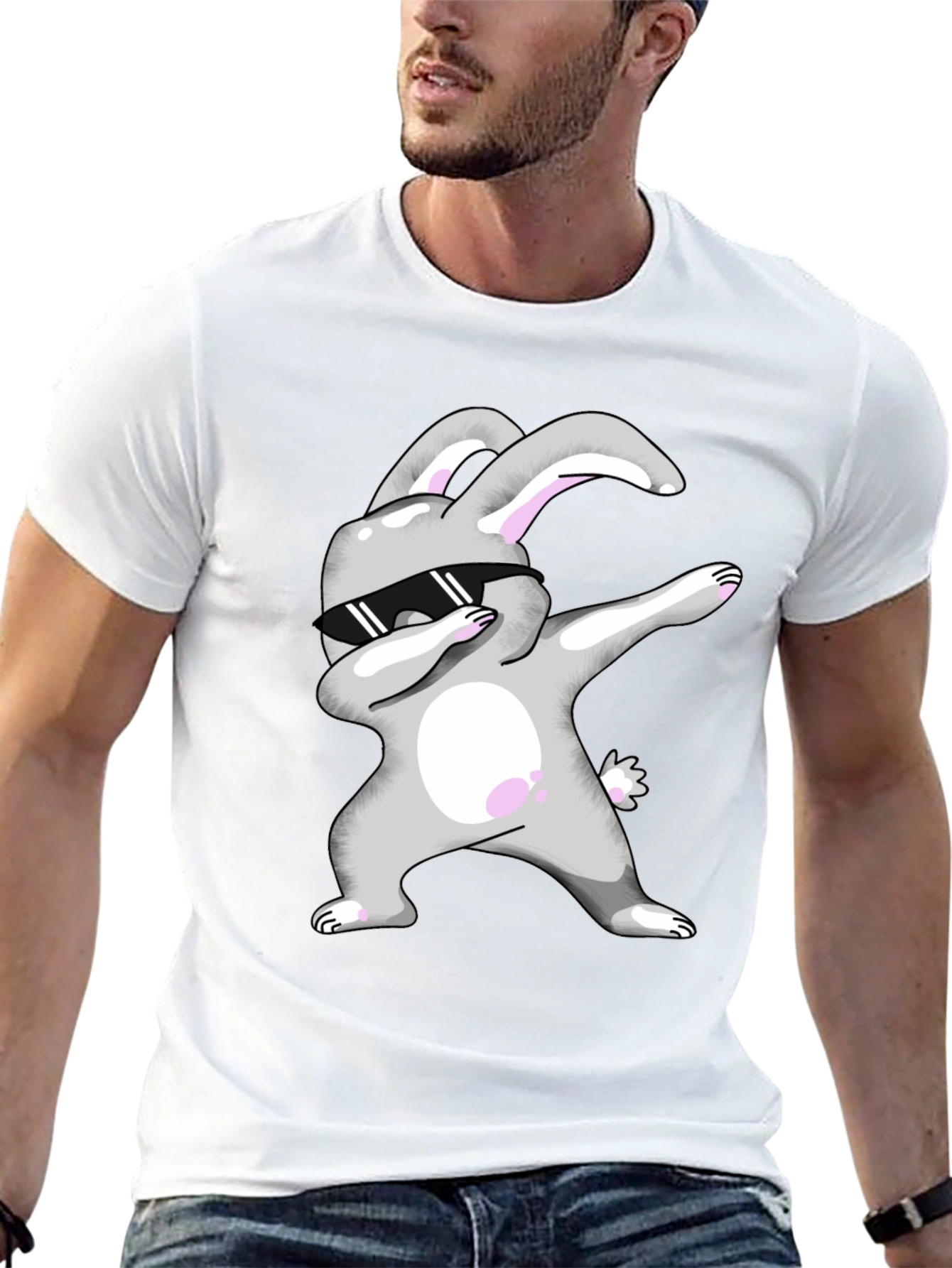 Dabbing Easter Bunny T-Shirt - Cool & Festive!