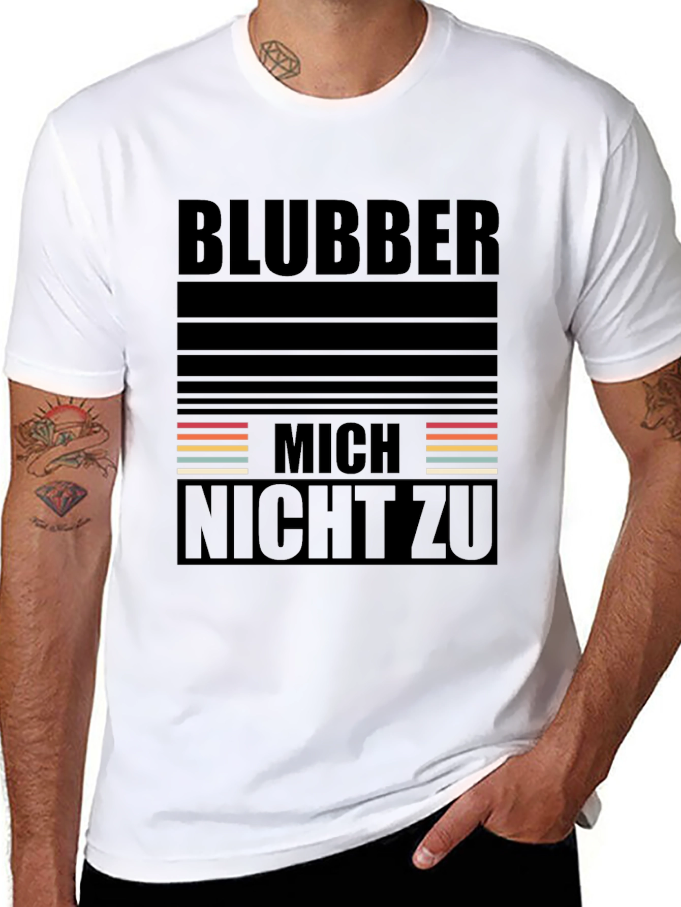 Blubber Mich Nicht Zu Black T-Shirt