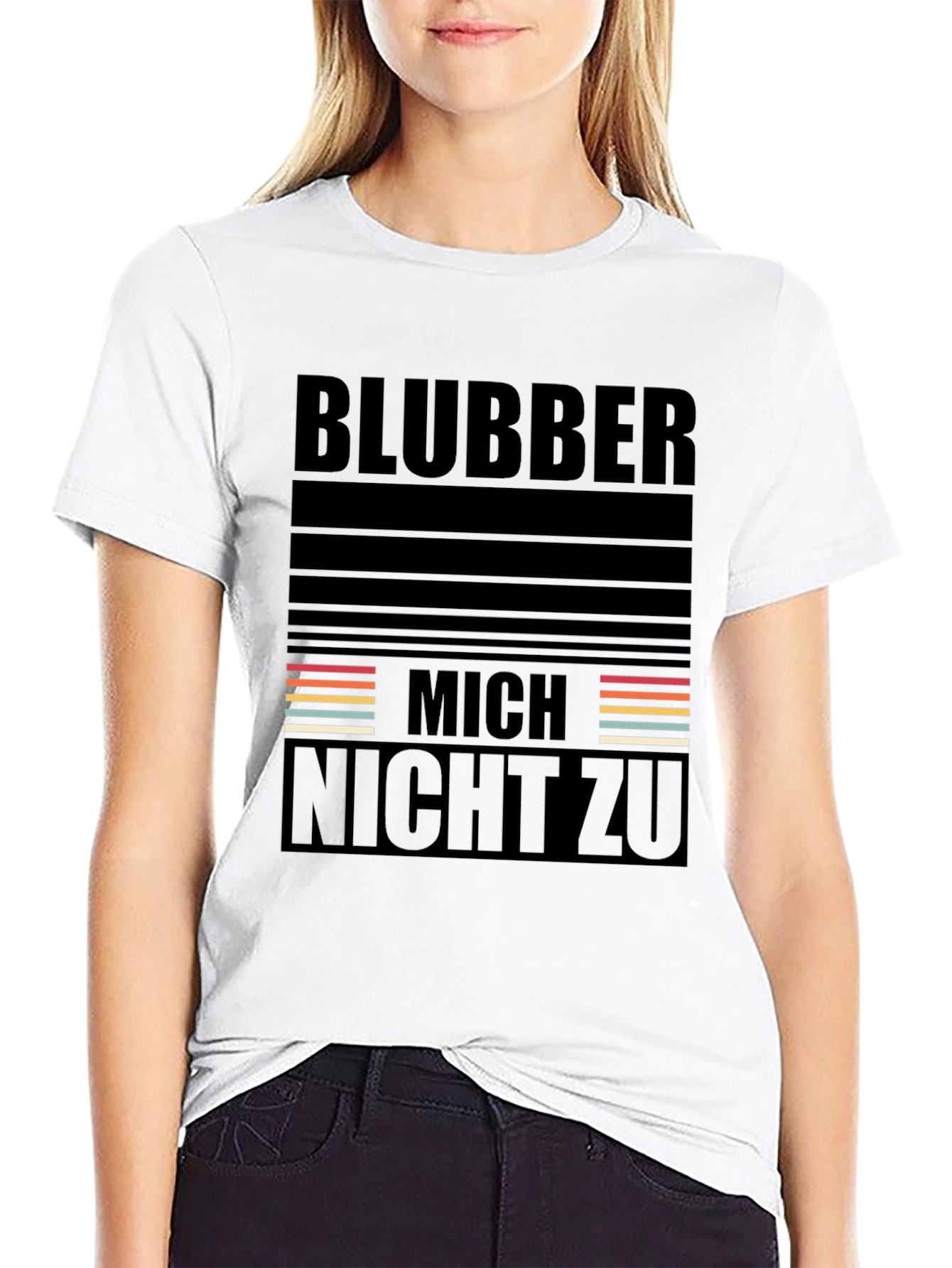 Blubber Mich Nicht Zu Black T-Shirt