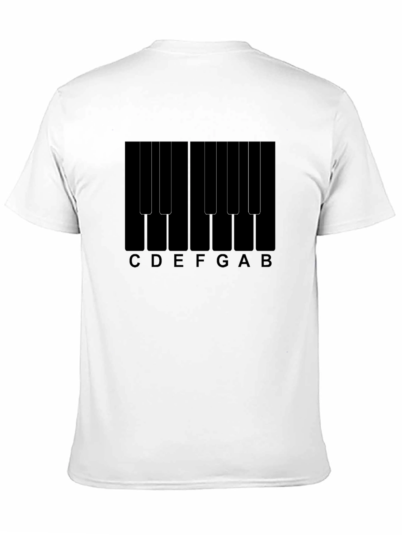 Piano Keys Graphic Tee - Music Lover T-Shirt