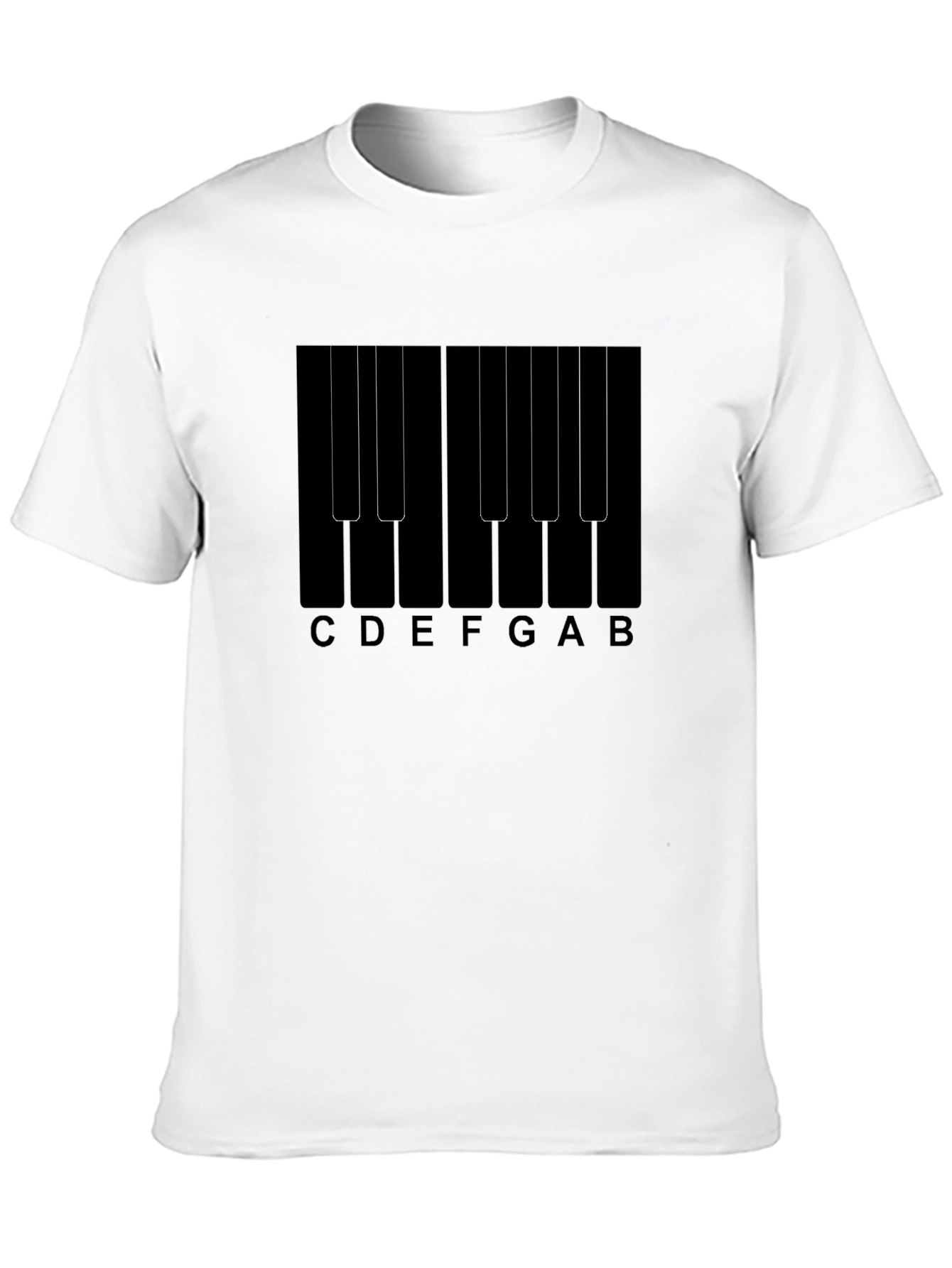Piano Keys Graphic Tee - Music Lover T-Shirt