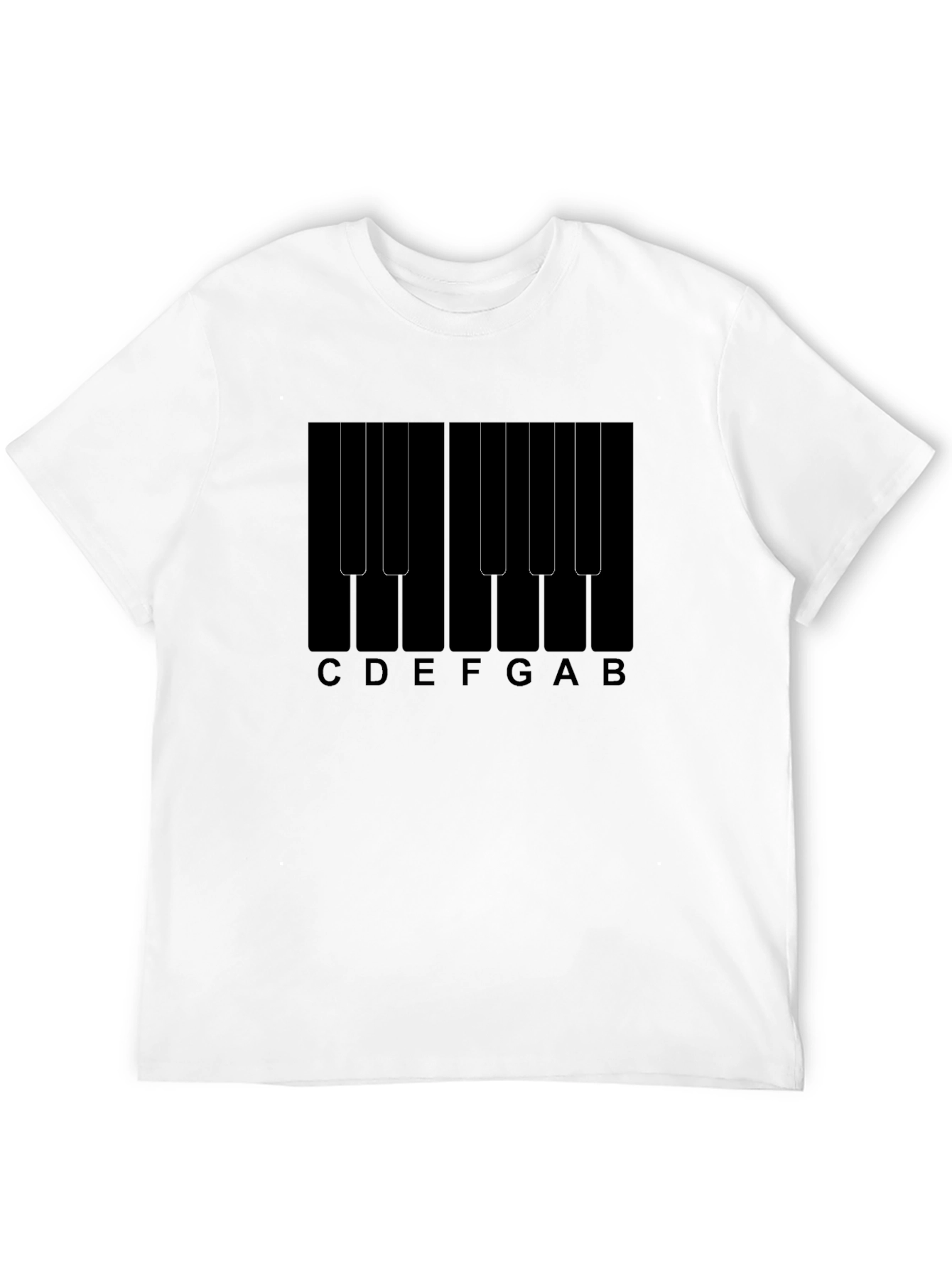 Piano Keys Graphic Tee - Music Lover T-Shirt