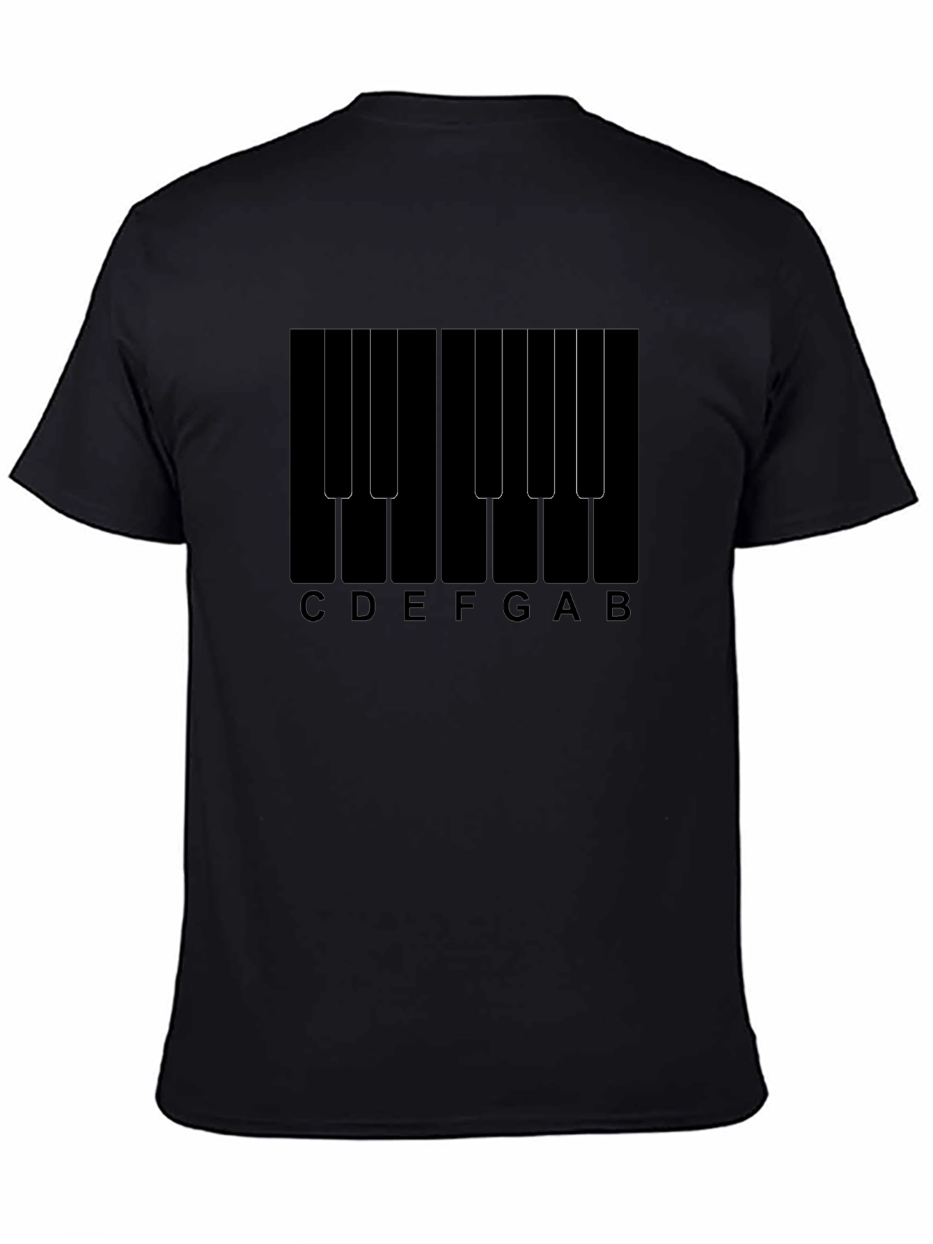Piano Keys Graphic Tee - Music Lover T-Shirt