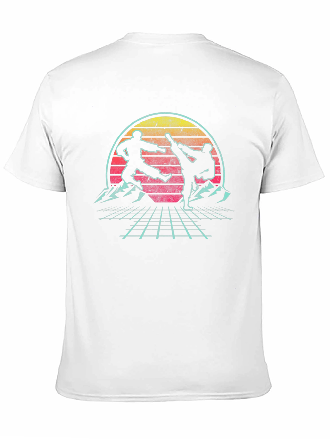 Retro Martial Arts Graphic T-Shirt