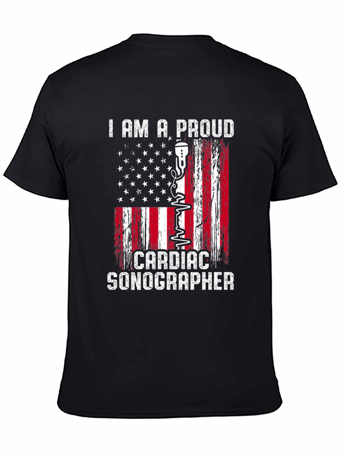 Proud Cardiac Sonographer Graphic T-Shirt