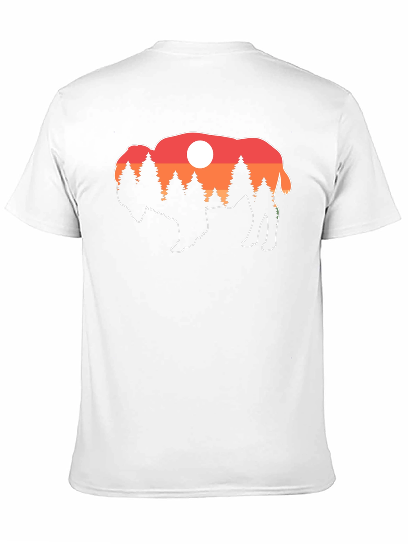 Buffalo Sunset T-Shirt - Nature Inspired Graphic Tee