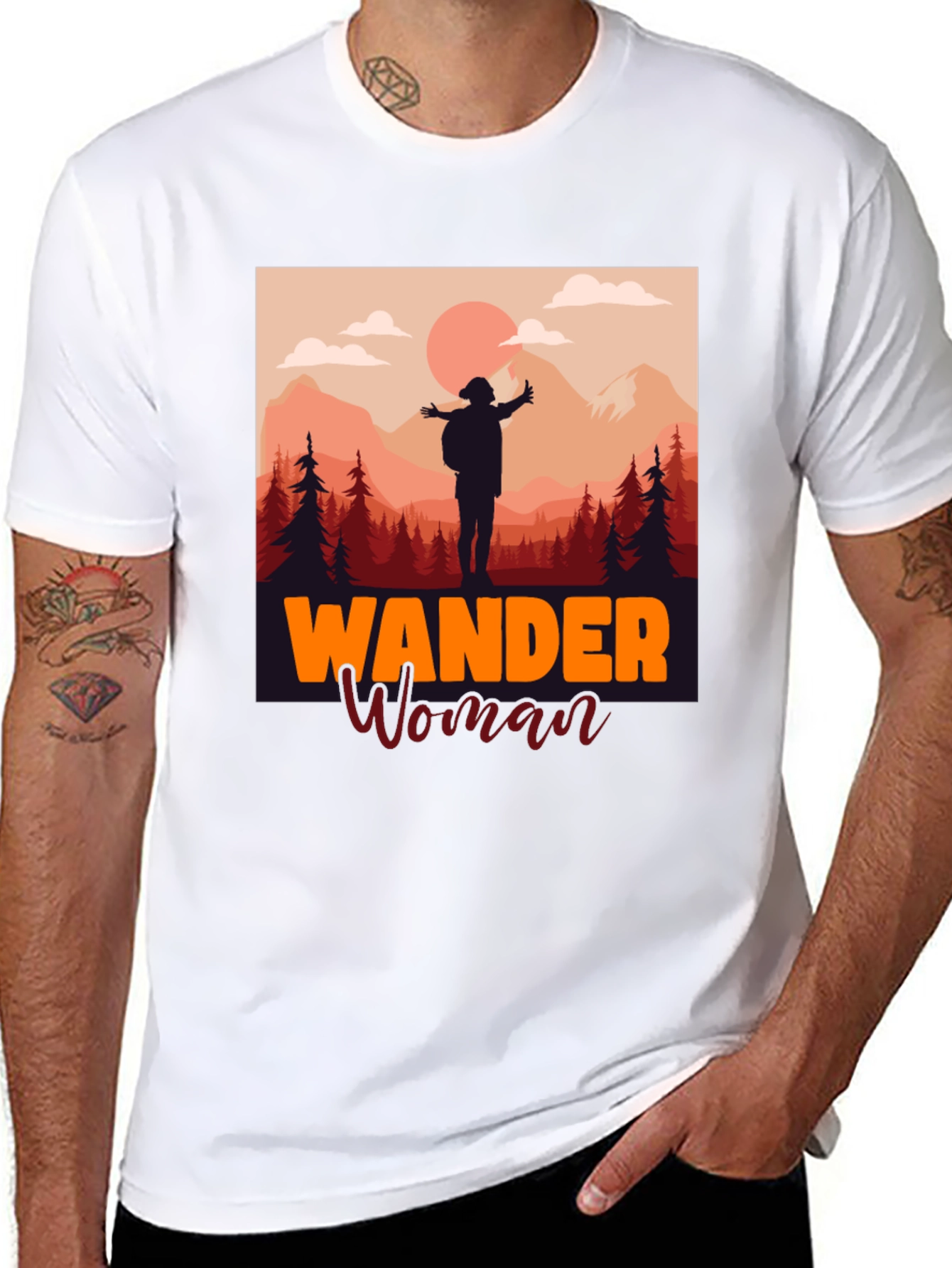 Wander Woman Graphic Tee - Hiking Apparel