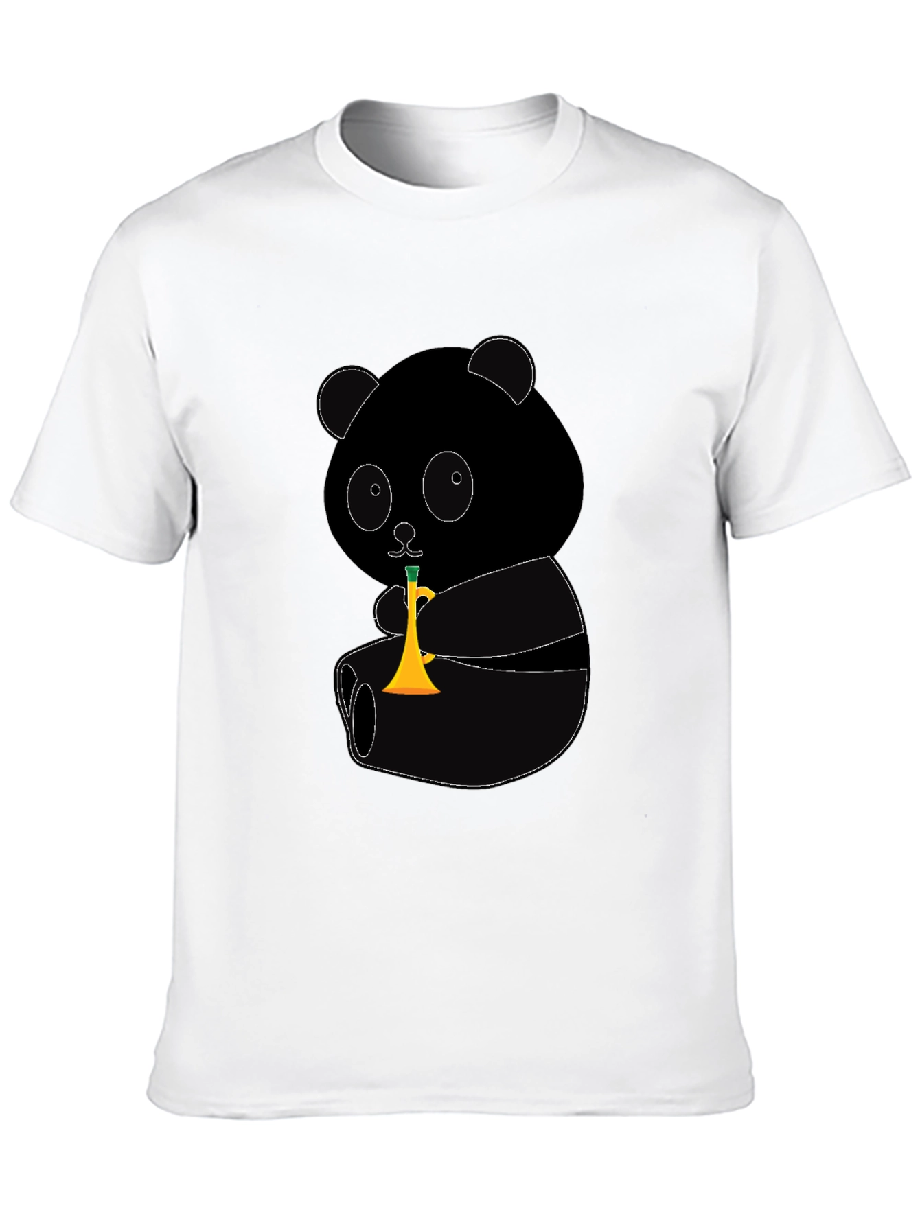 Panda Trumpet Graphic T-Shirt