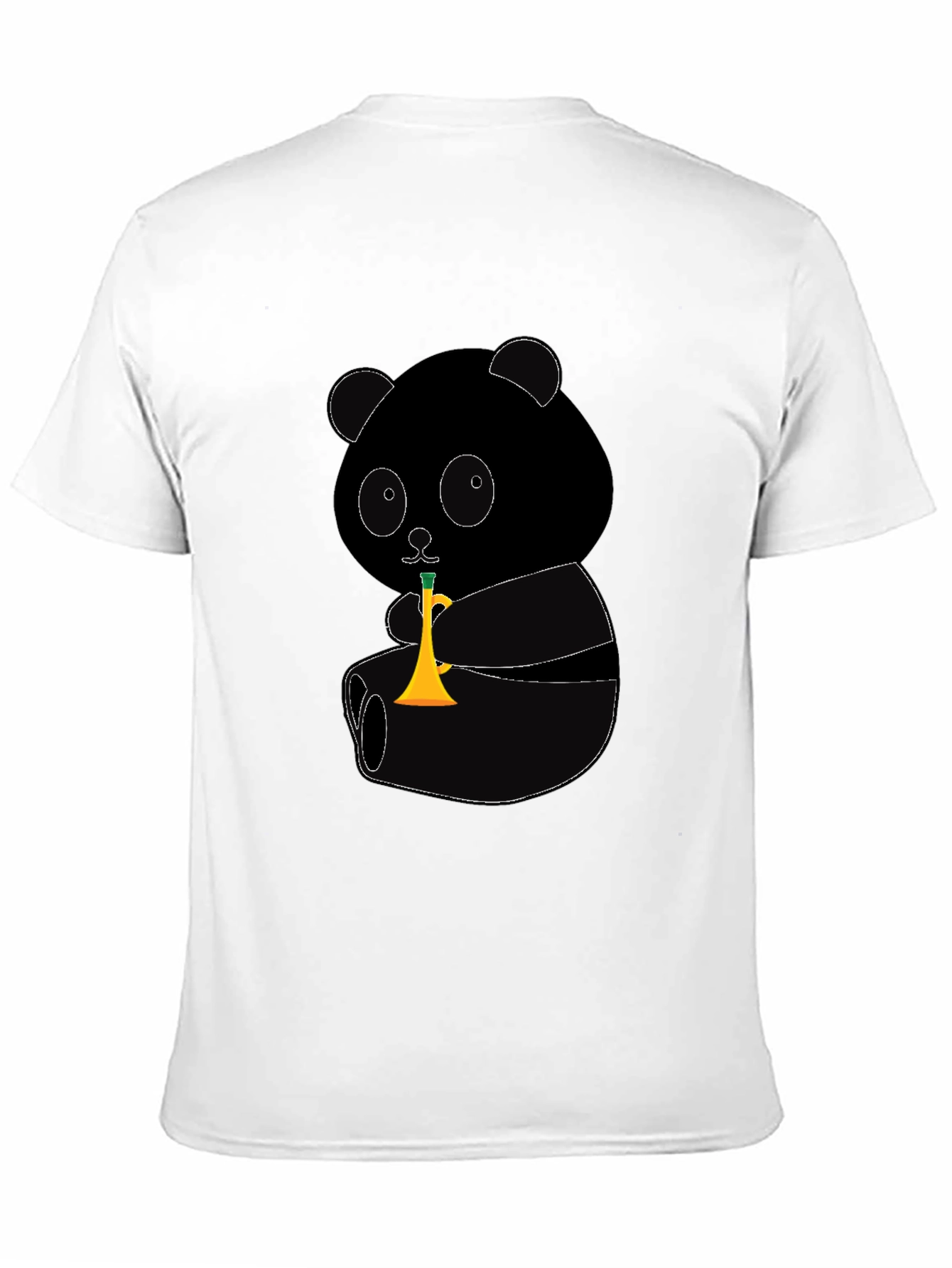 Panda Trumpet Graphic T-Shirt