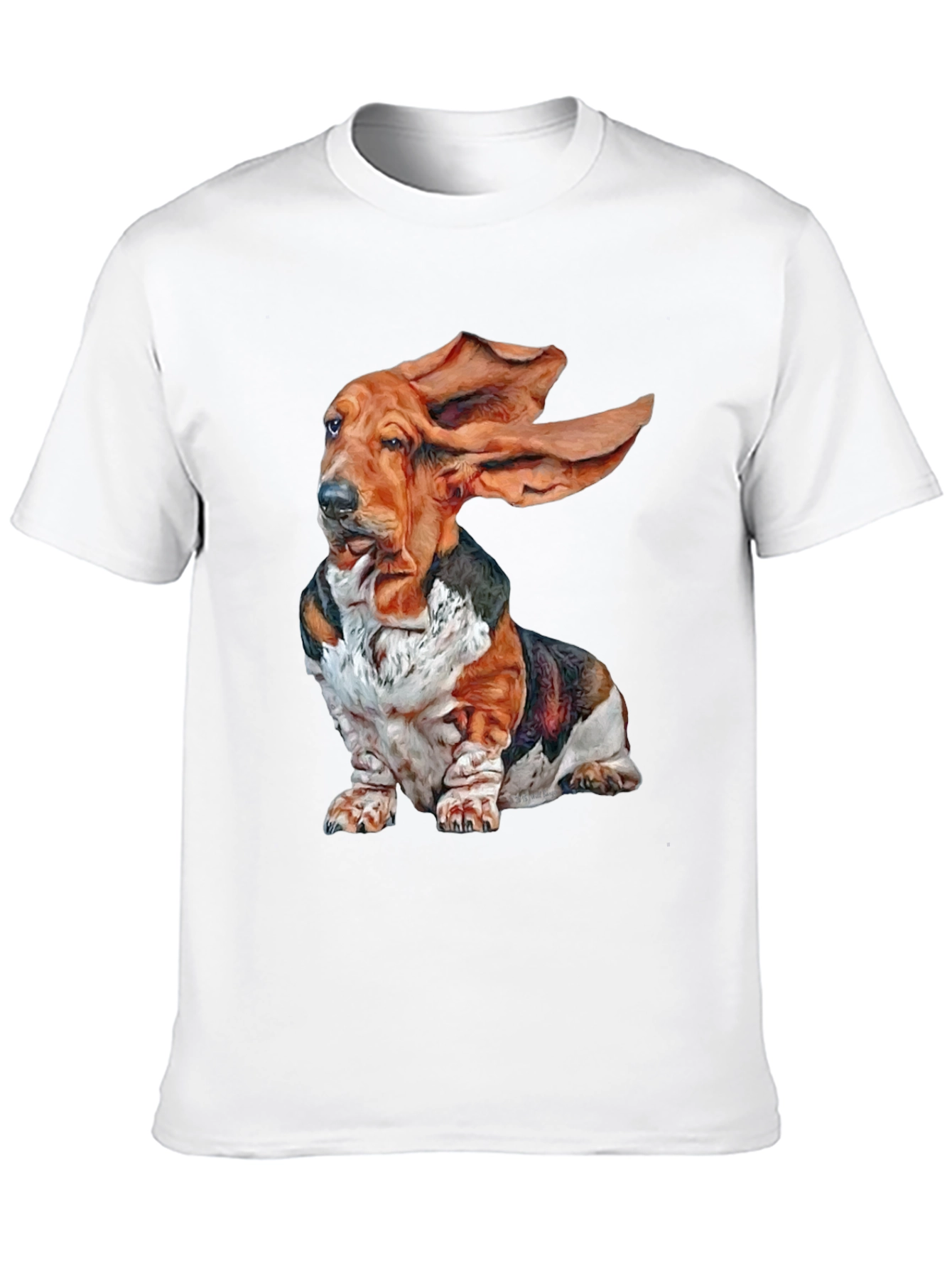 Basset Hound Graphic Tee - Fun Dog Lover Shirt